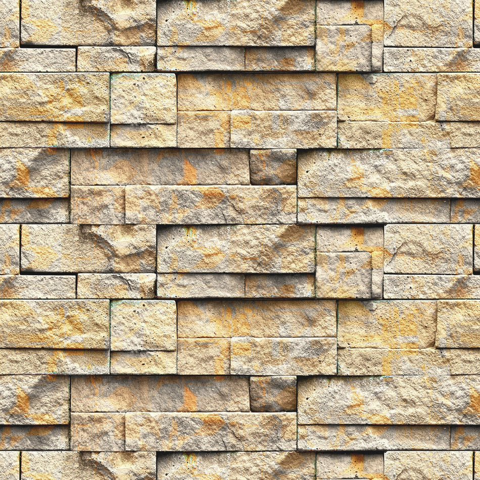 Badrückwand Steinoptik