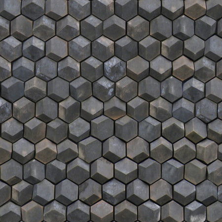 Badrückwand Steinoptik