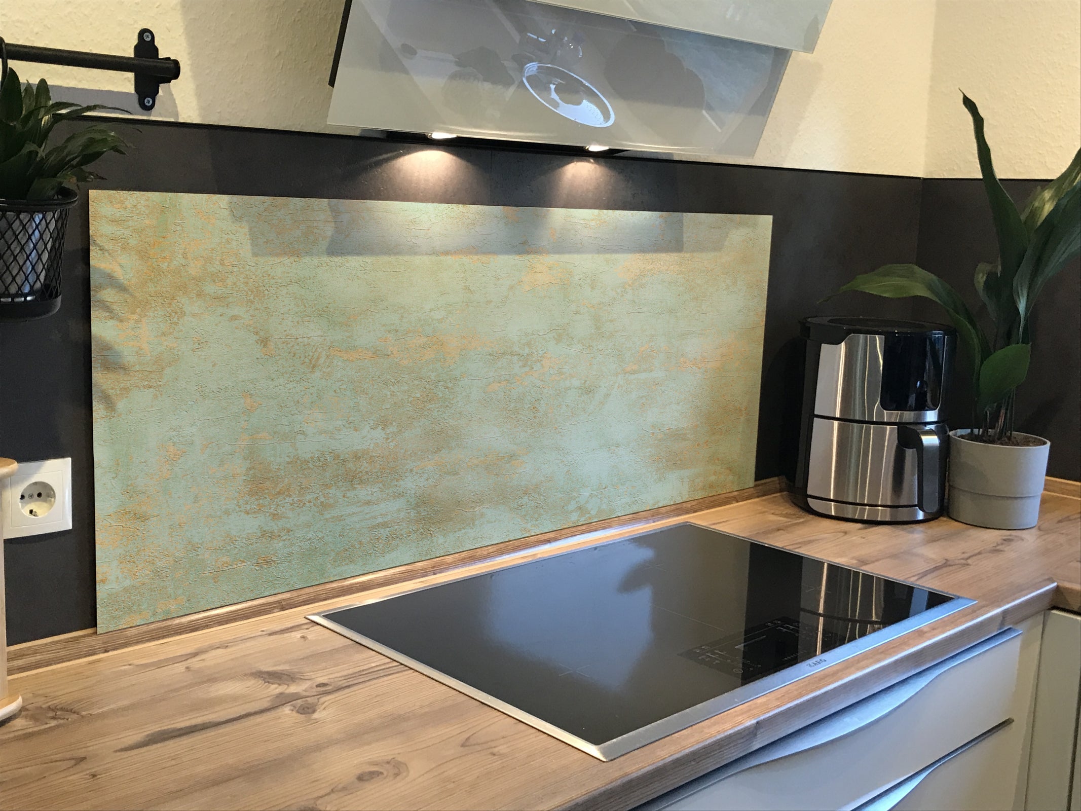 Spritzschutz Küche Steinoptik