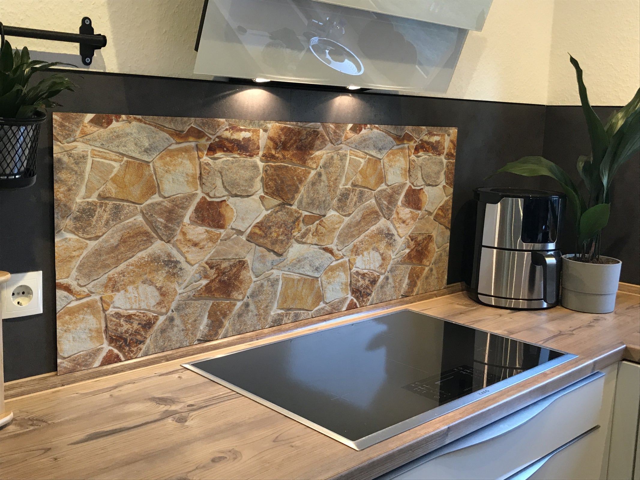 Spritzschutz Küche Steinoptik