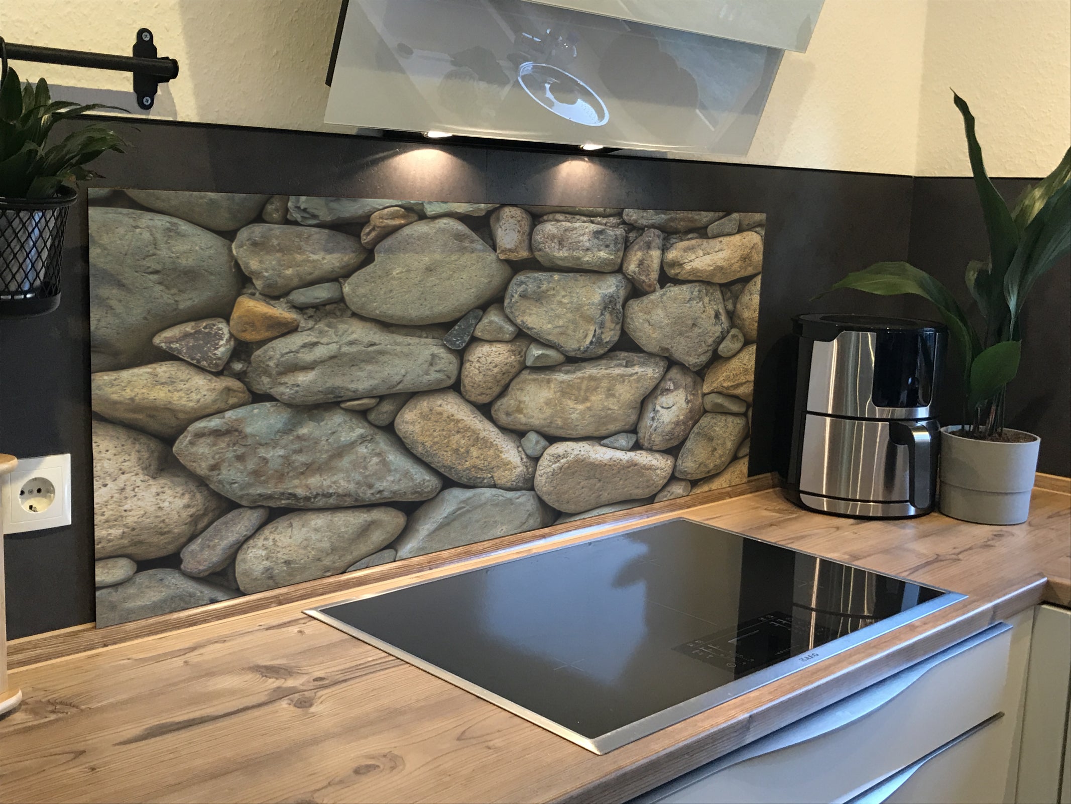 Spritzschutz Küche Steinoptik