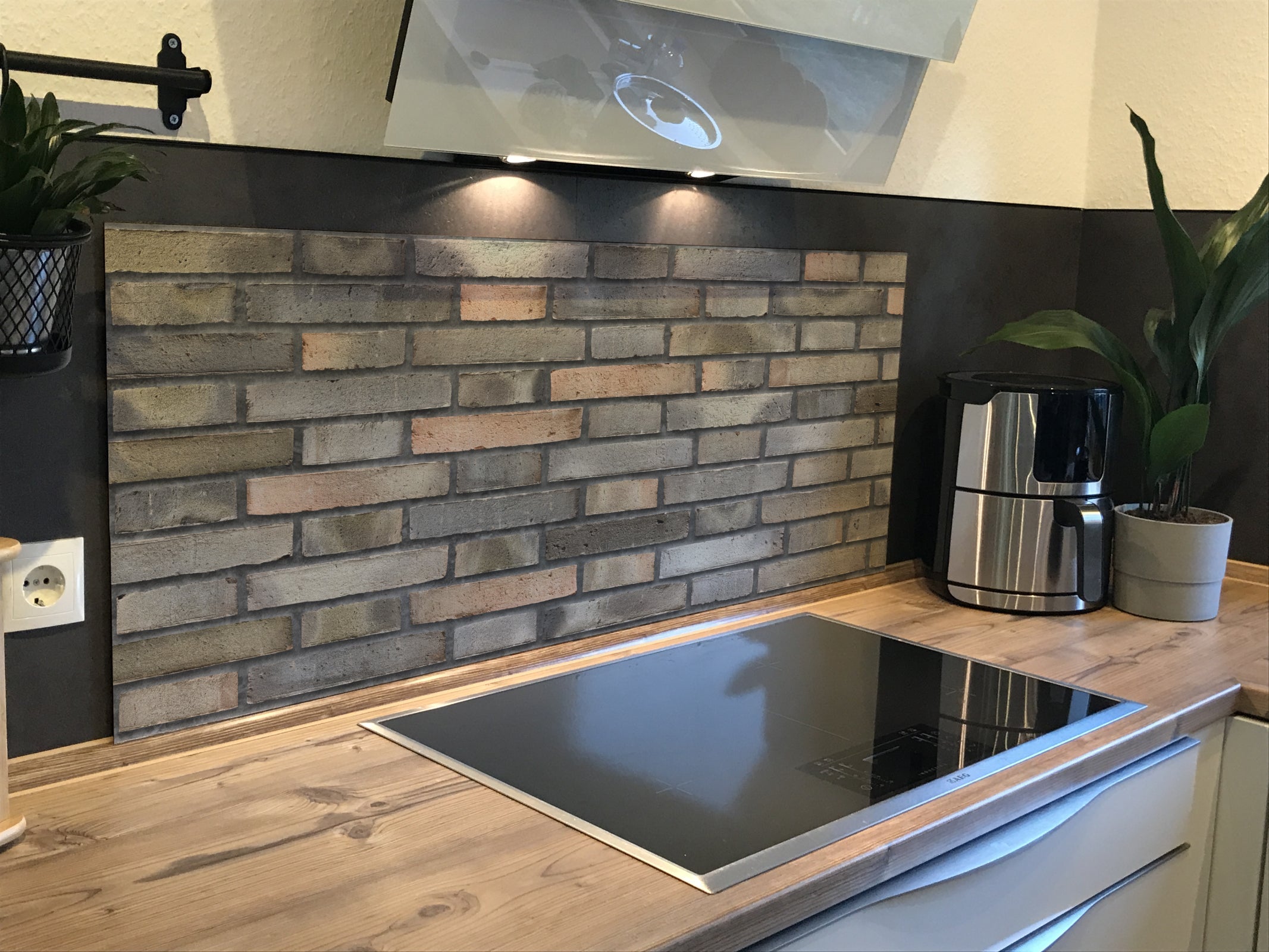 Spritzschutz Küche Steinoptik