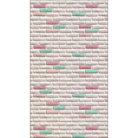 Toilettenrückwand Steinoptik