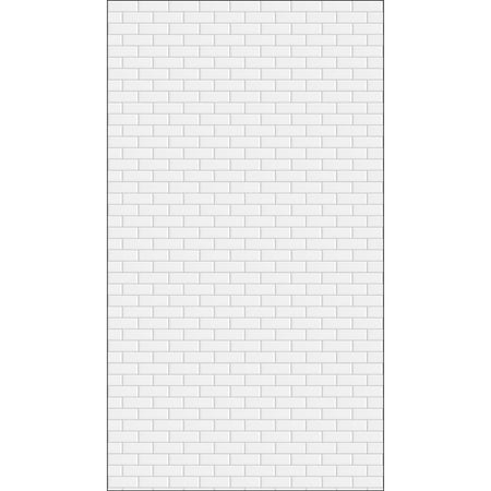 Toilettenrückwand Steinoptik