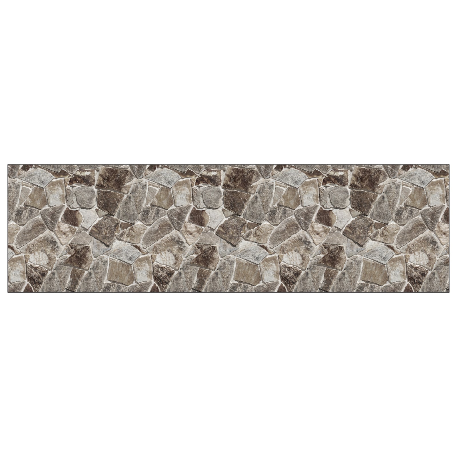 Waschbeckenrückwand Steinoptik