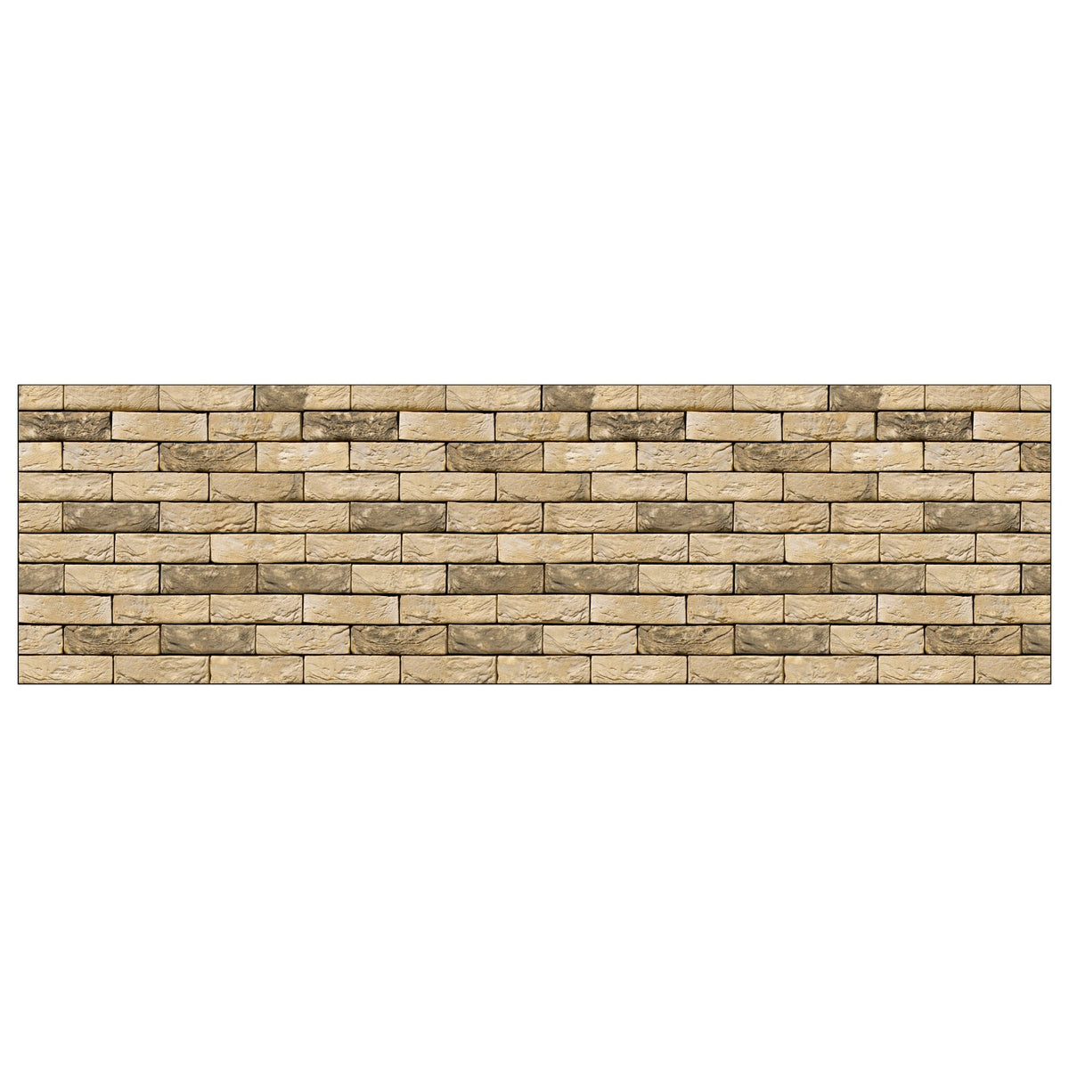 Badrückwand Steinoptik