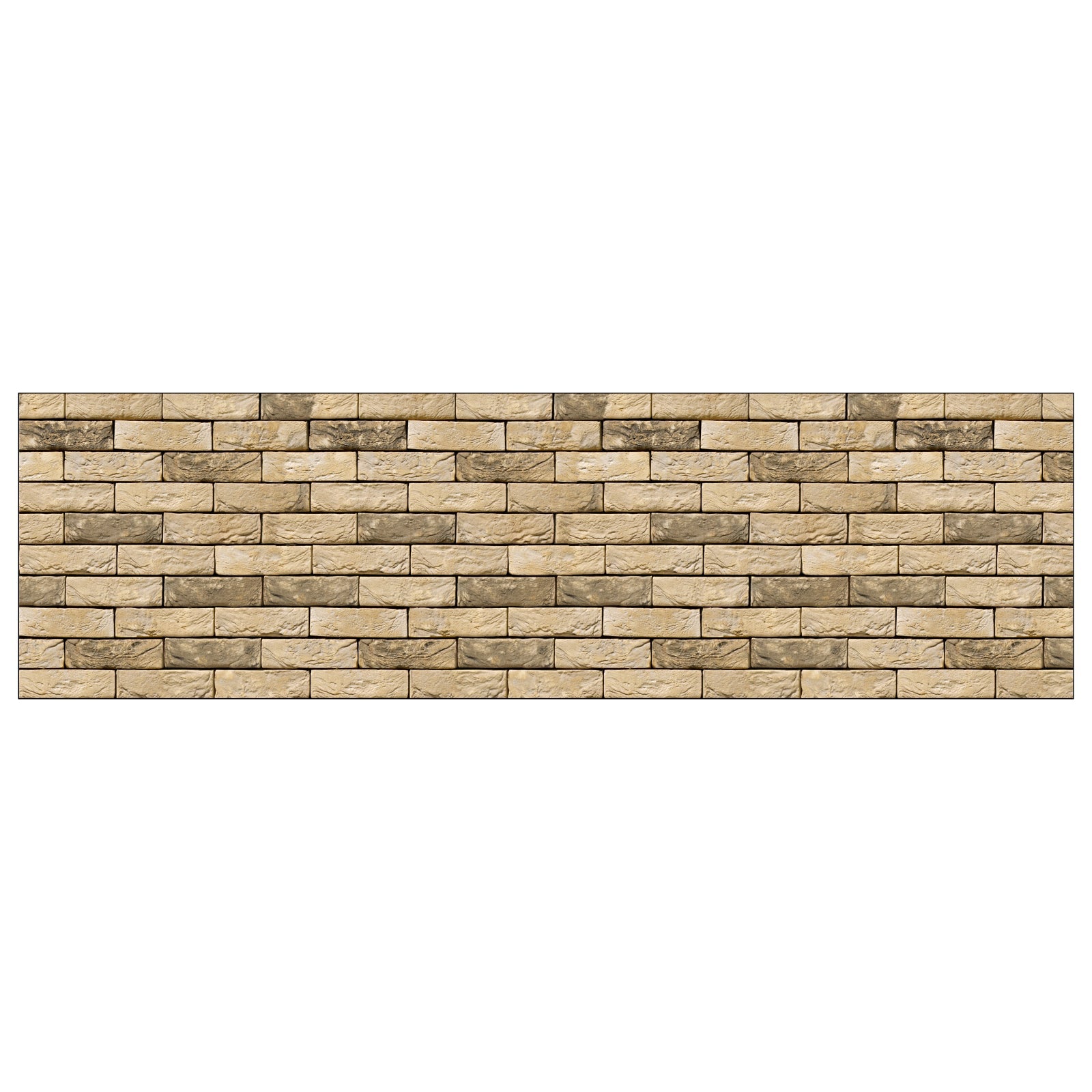 Badrückwand Steinoptik