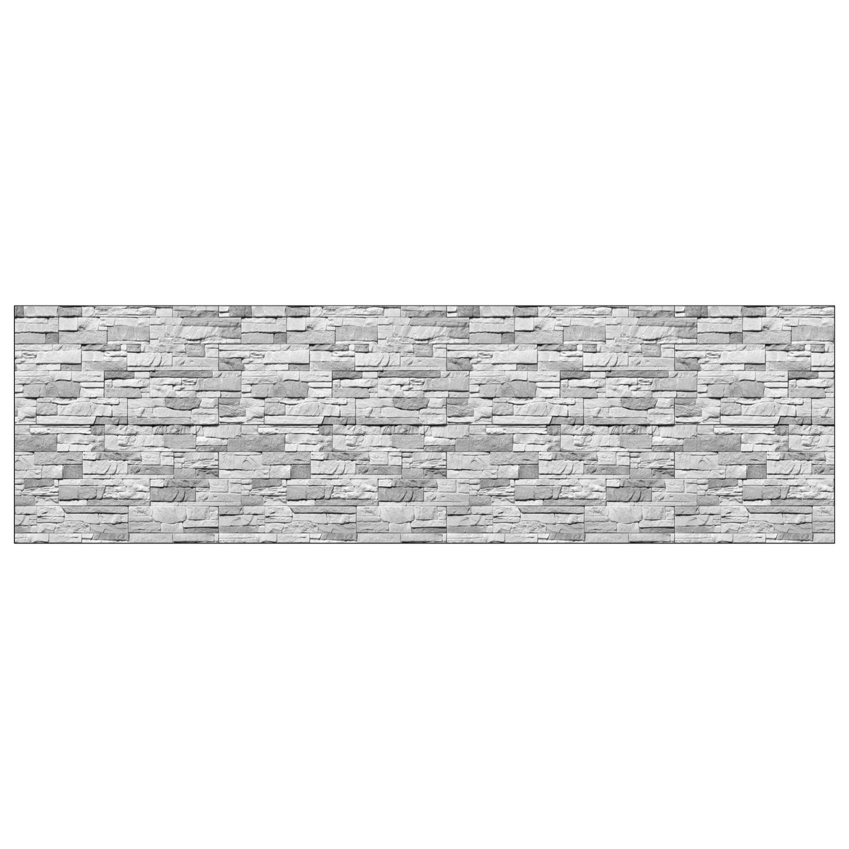 Badrückwand Steinoptik