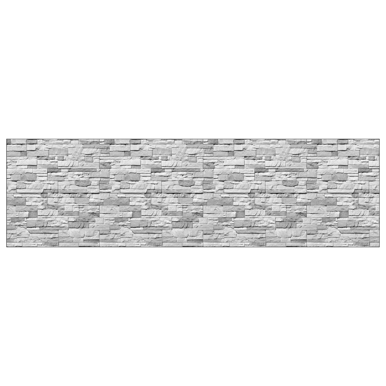 Badrückwand Steinoptik