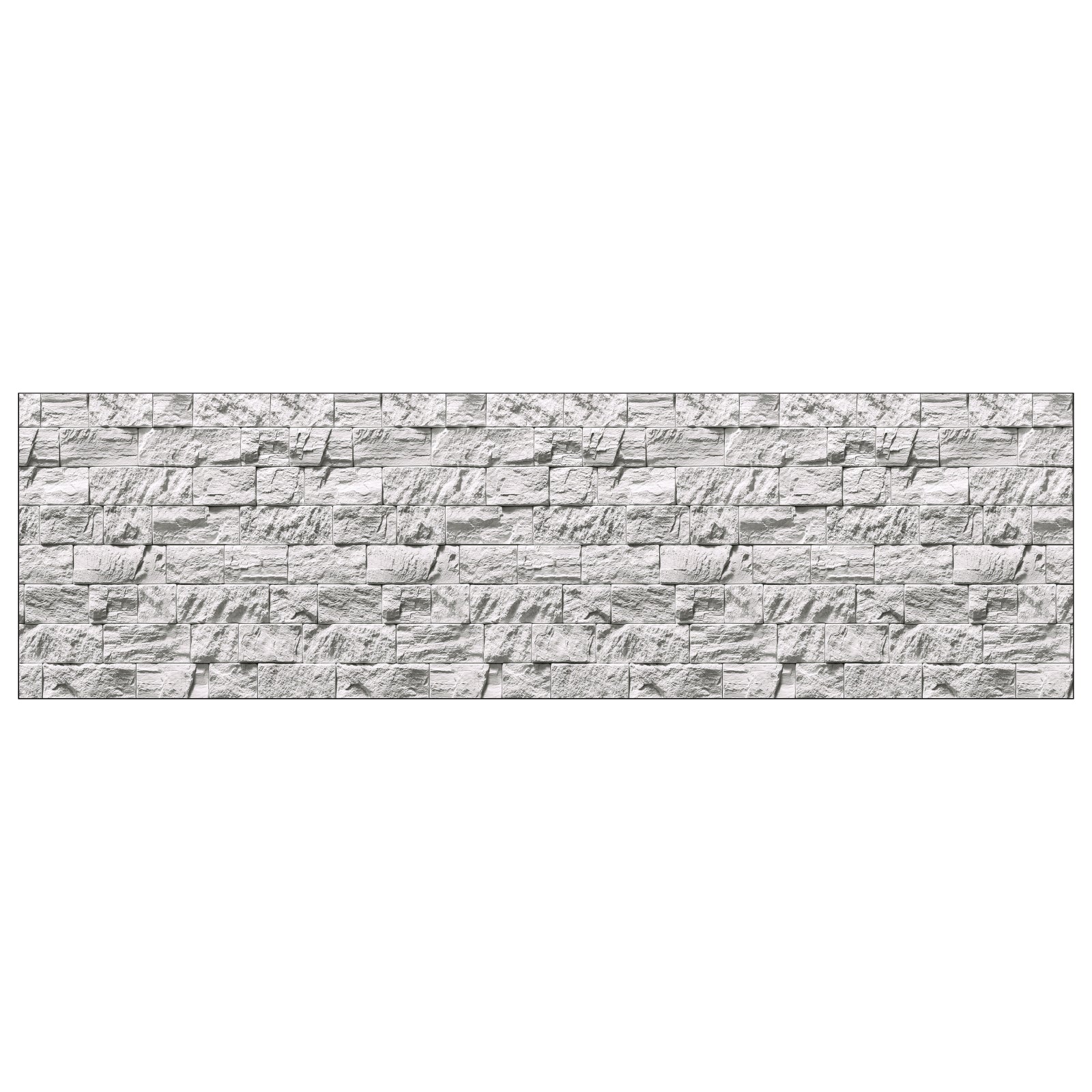 Badrückwand Steinoptik