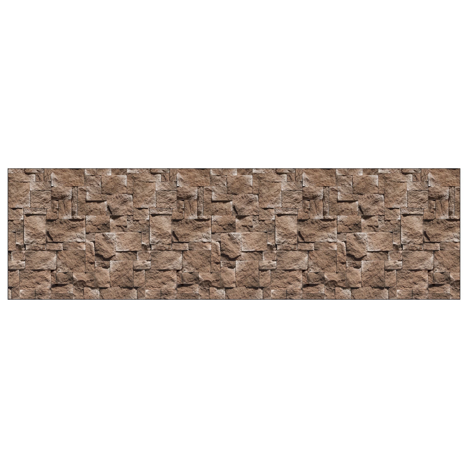 Badrückwand Steinoptik