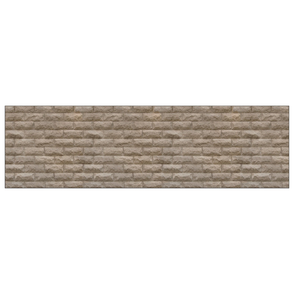 Badrückwand Steinoptik