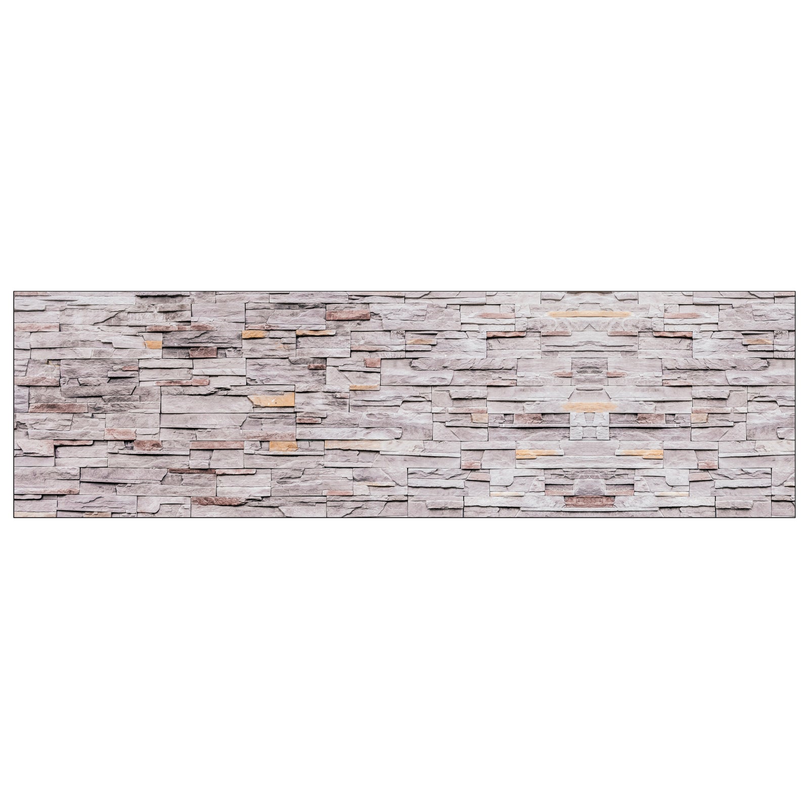 Badrückwand Steinoptik