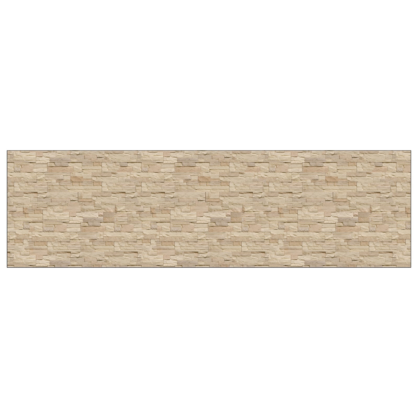 Waschbeckenrückwand Steinoptik