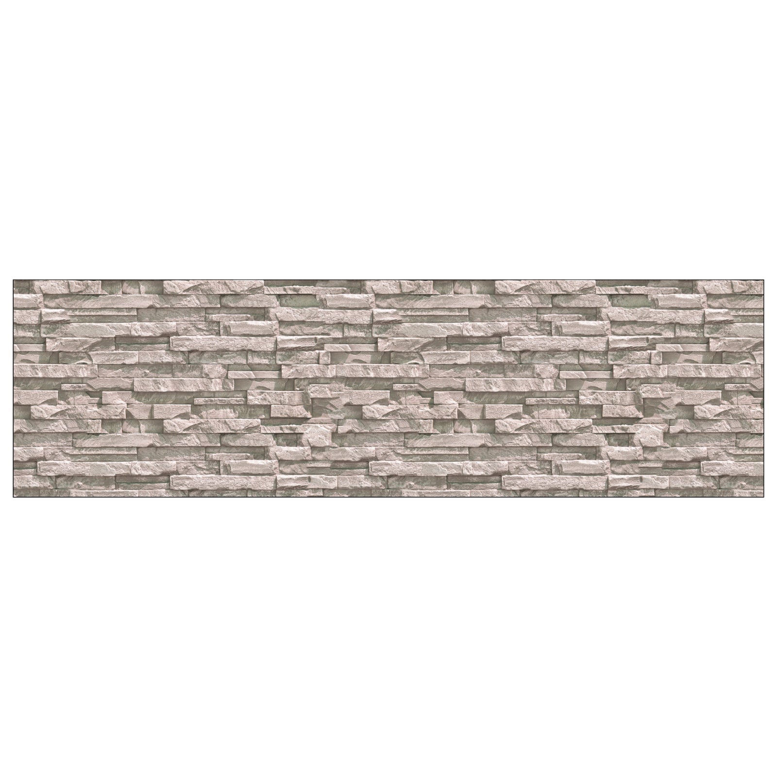 Badrückwand Steinoptik