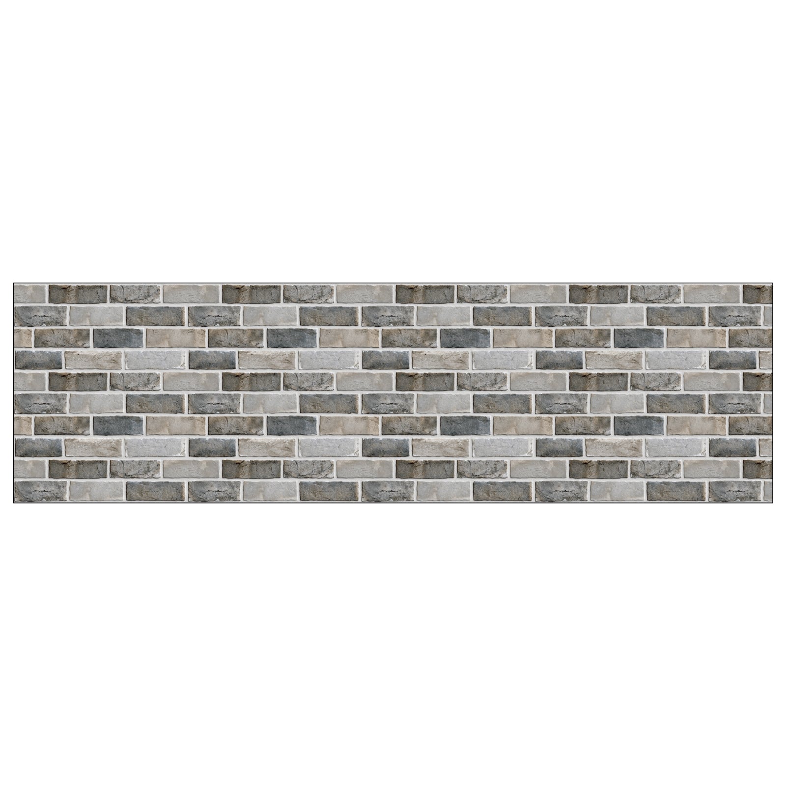 Badrückwand Steinoptik
