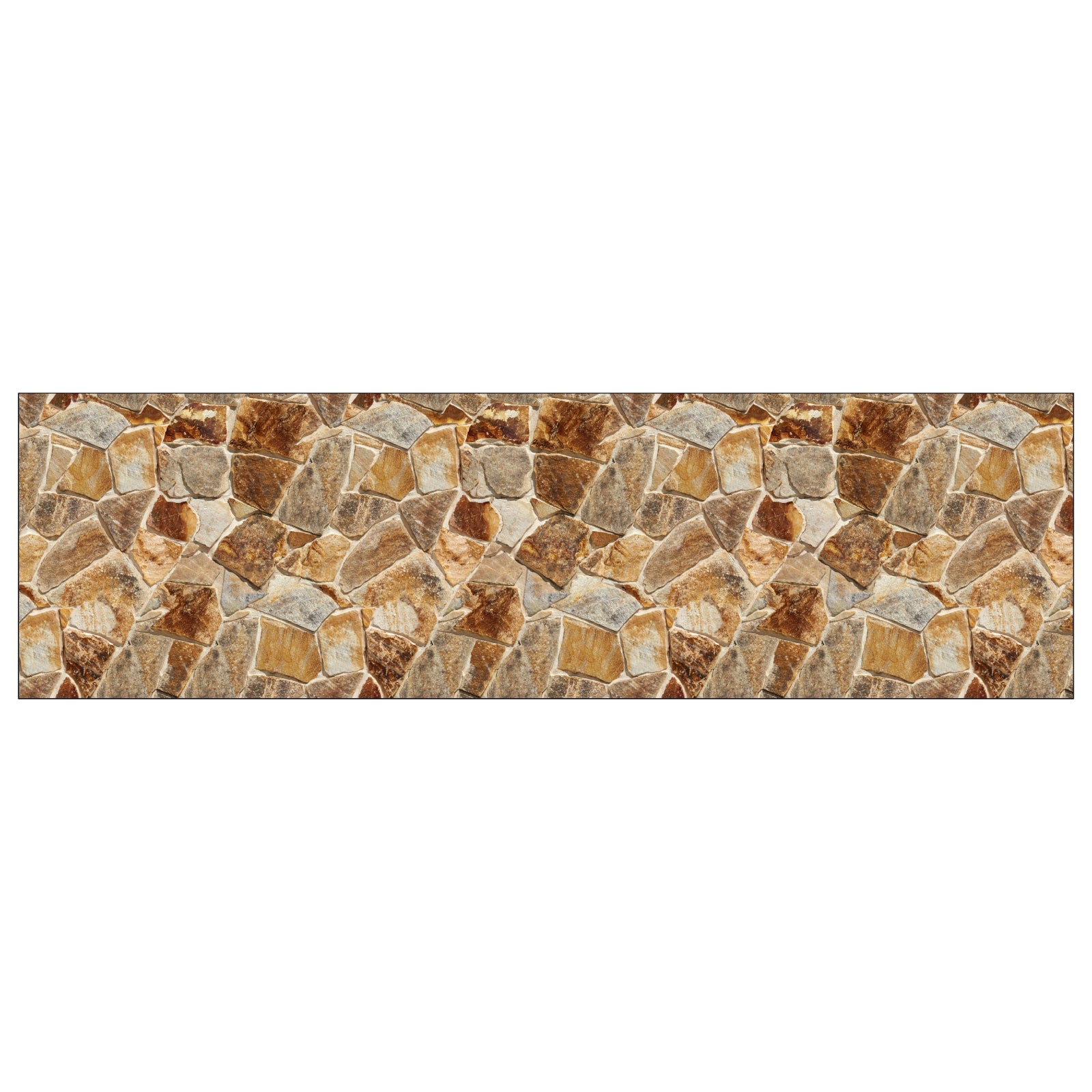 Badrückwand Steinoptik