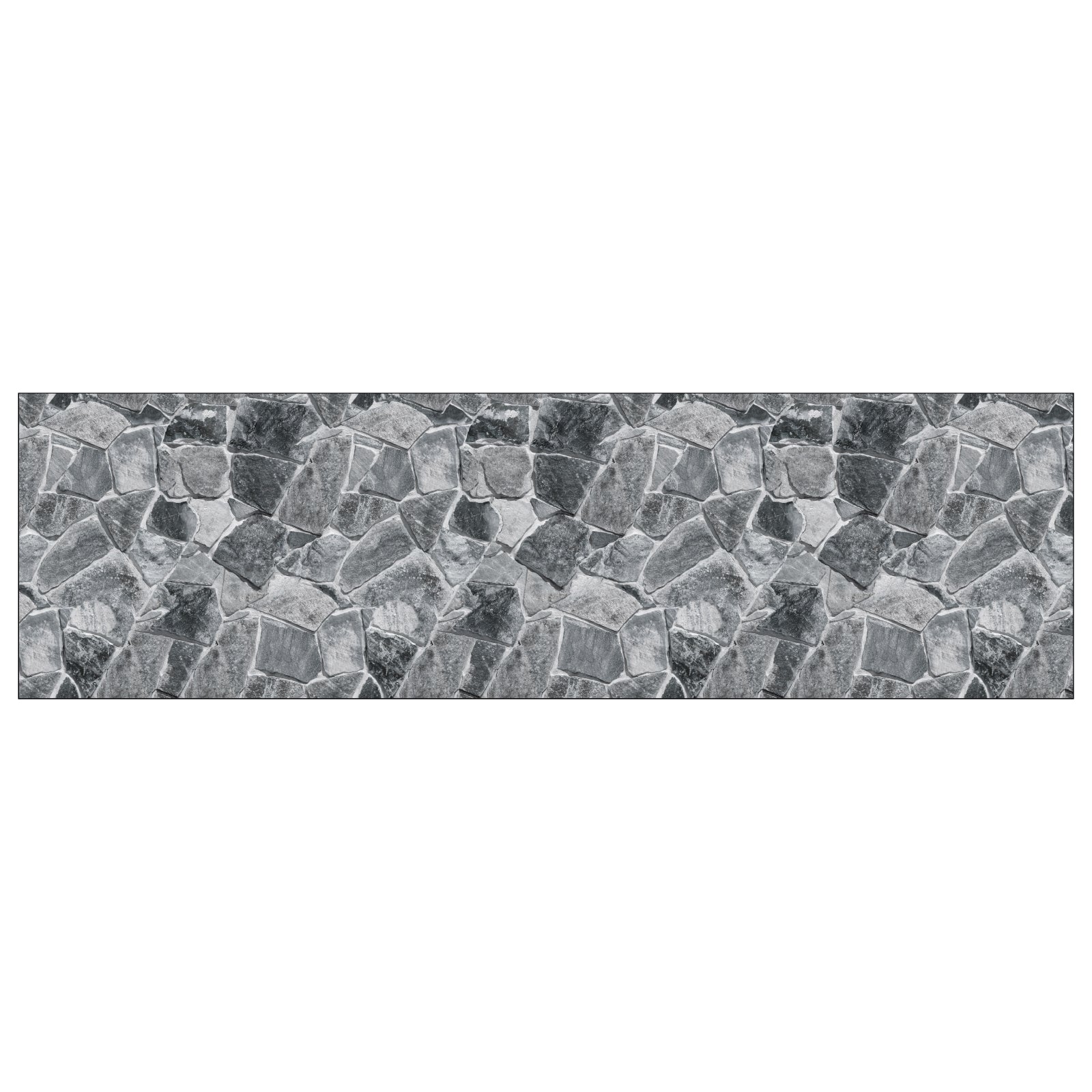 Badrückwand Steinoptik