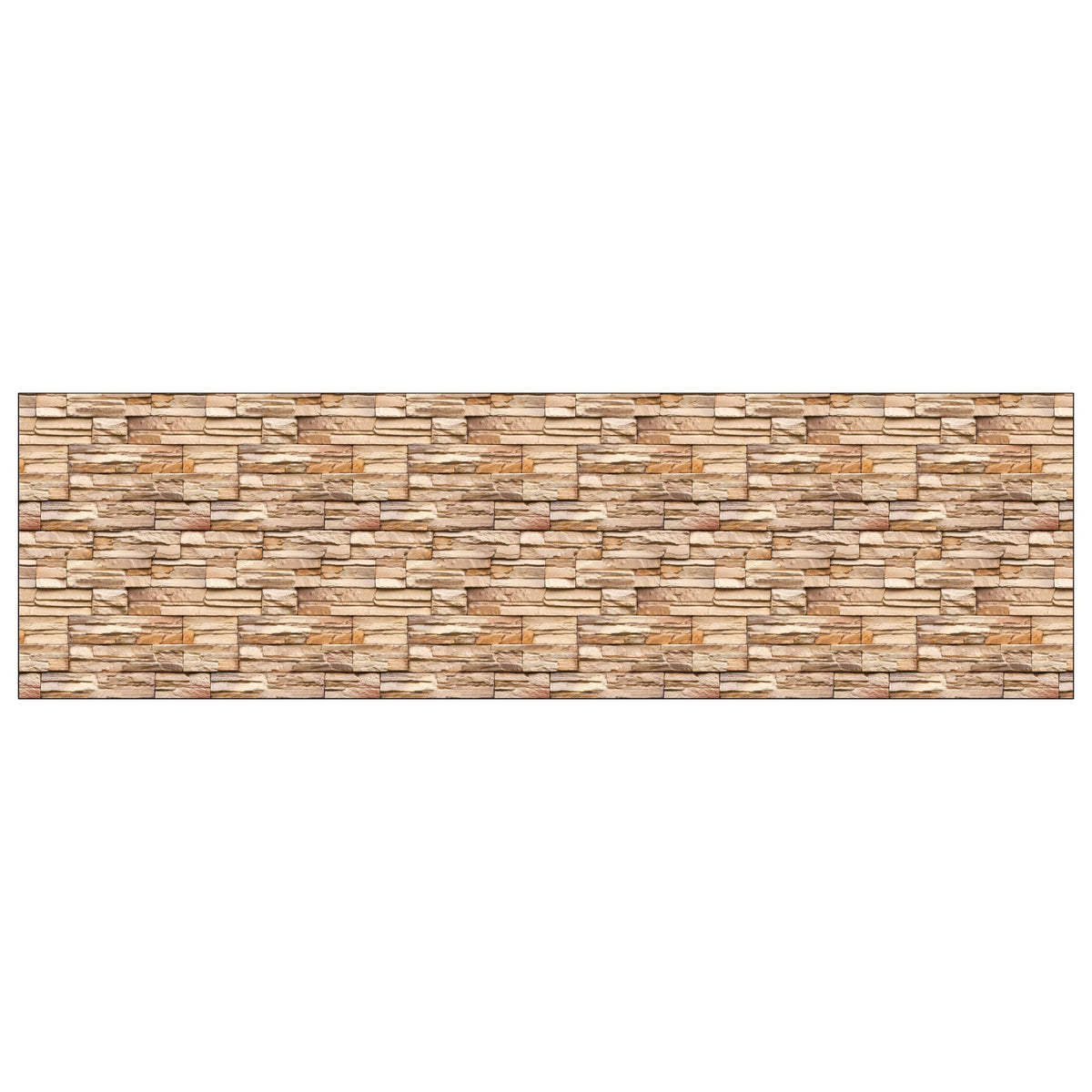Badrückwand Steinoptik