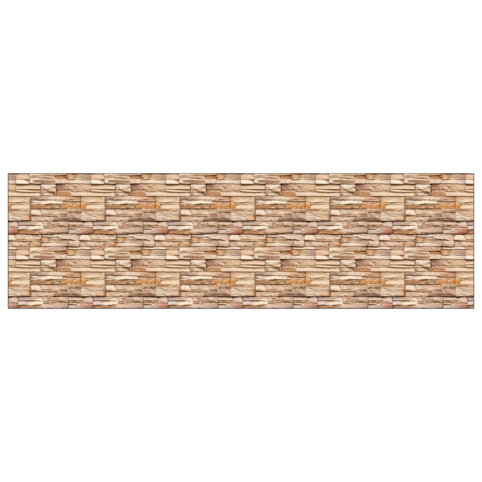Badrückwand Steinoptik