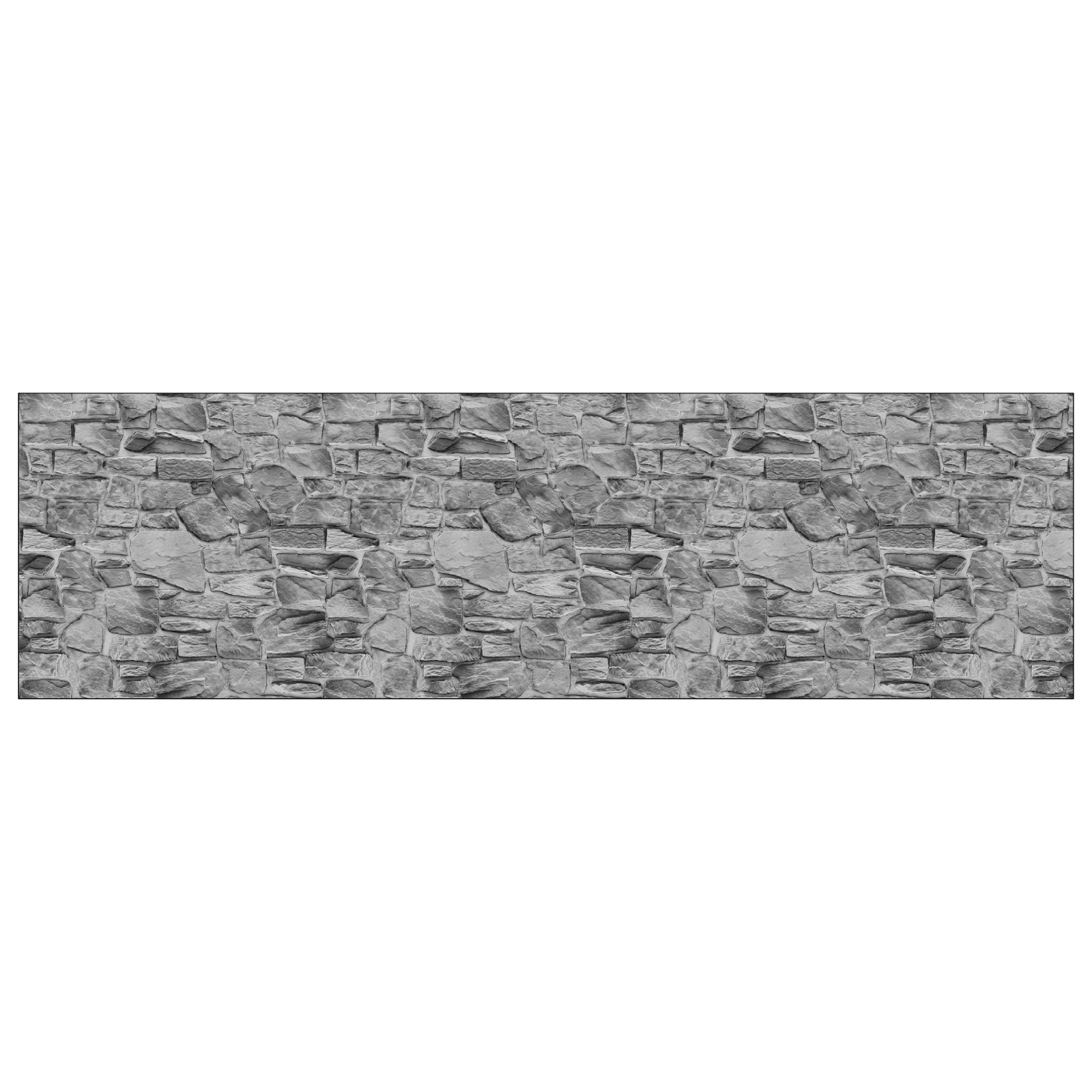 Badrückwand Steinoptik