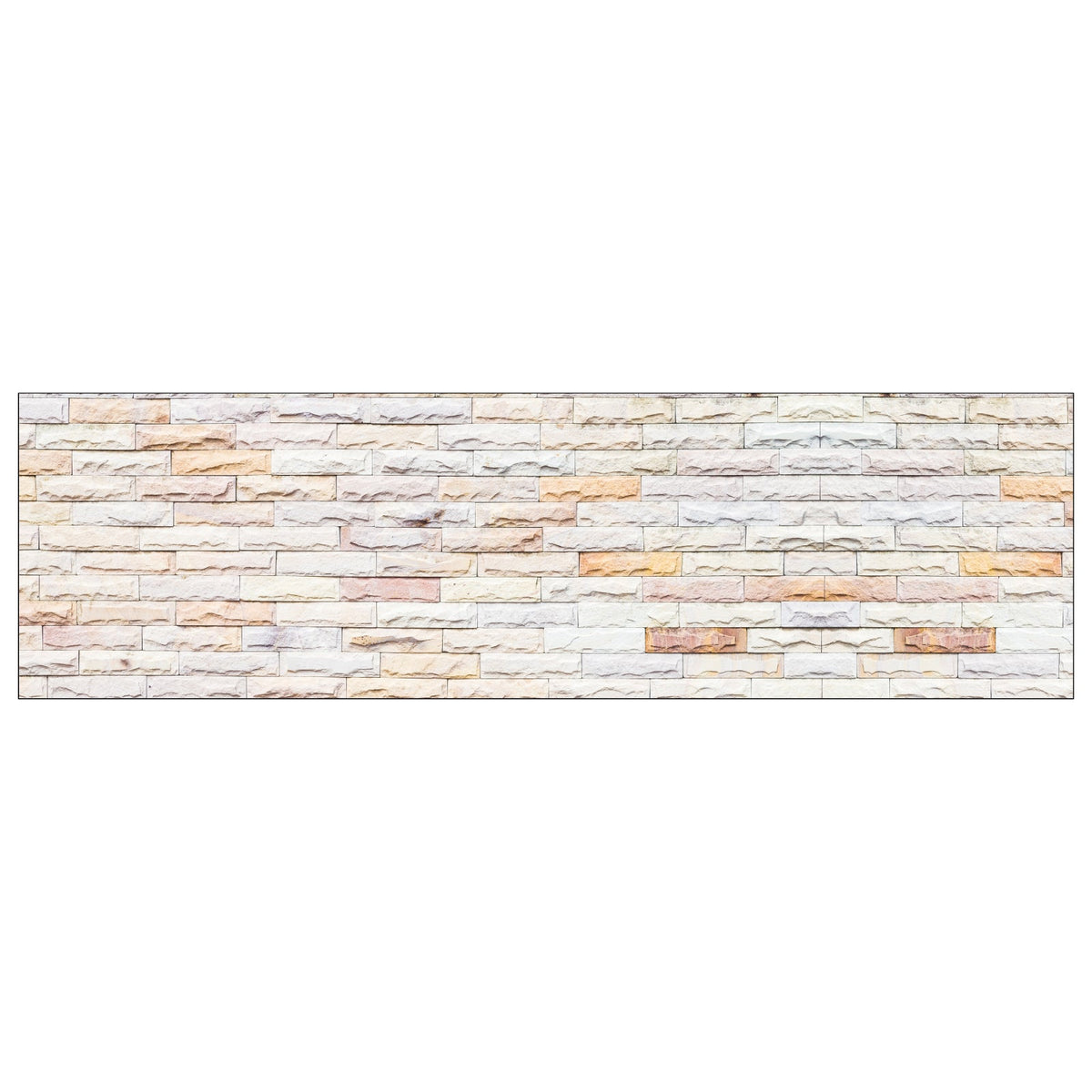 Badrückwand Steinoptik