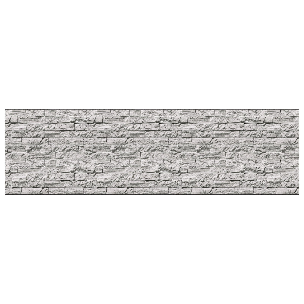 Badrückwand Steinoptik