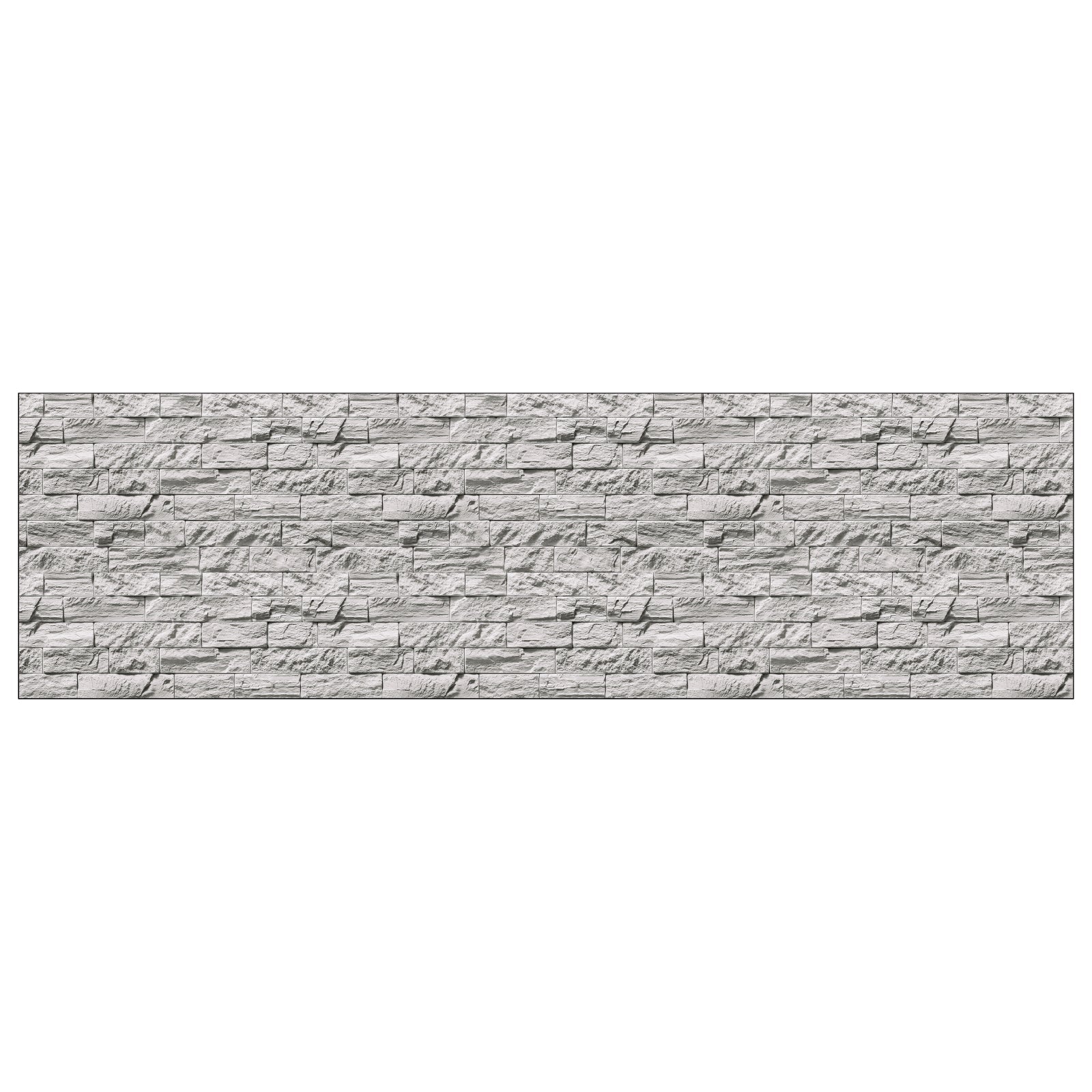 Badrückwand Steinoptik