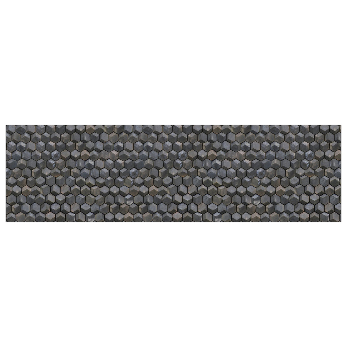 Badrückwand Steinoptik