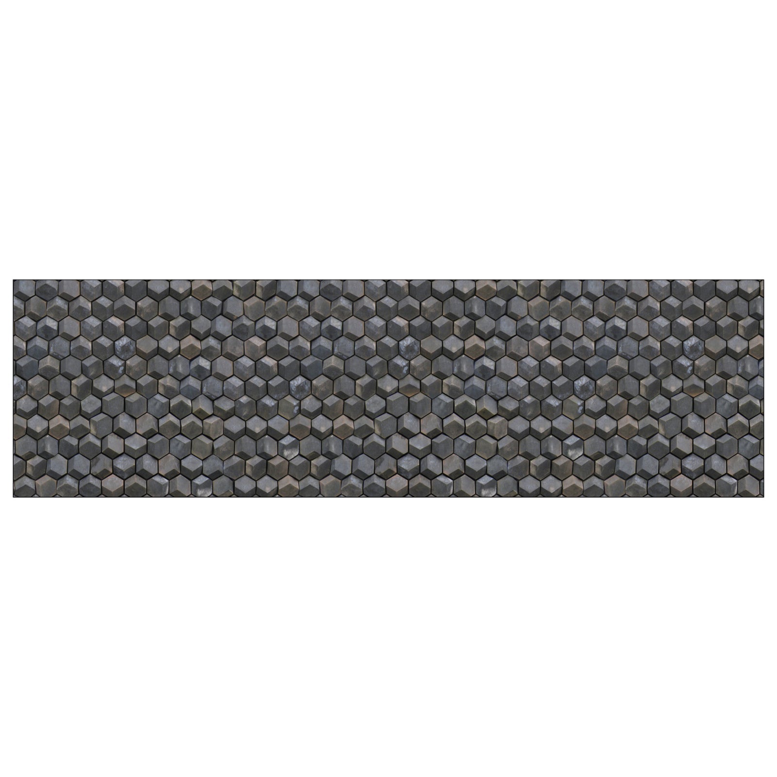 Badrückwand Steinoptik