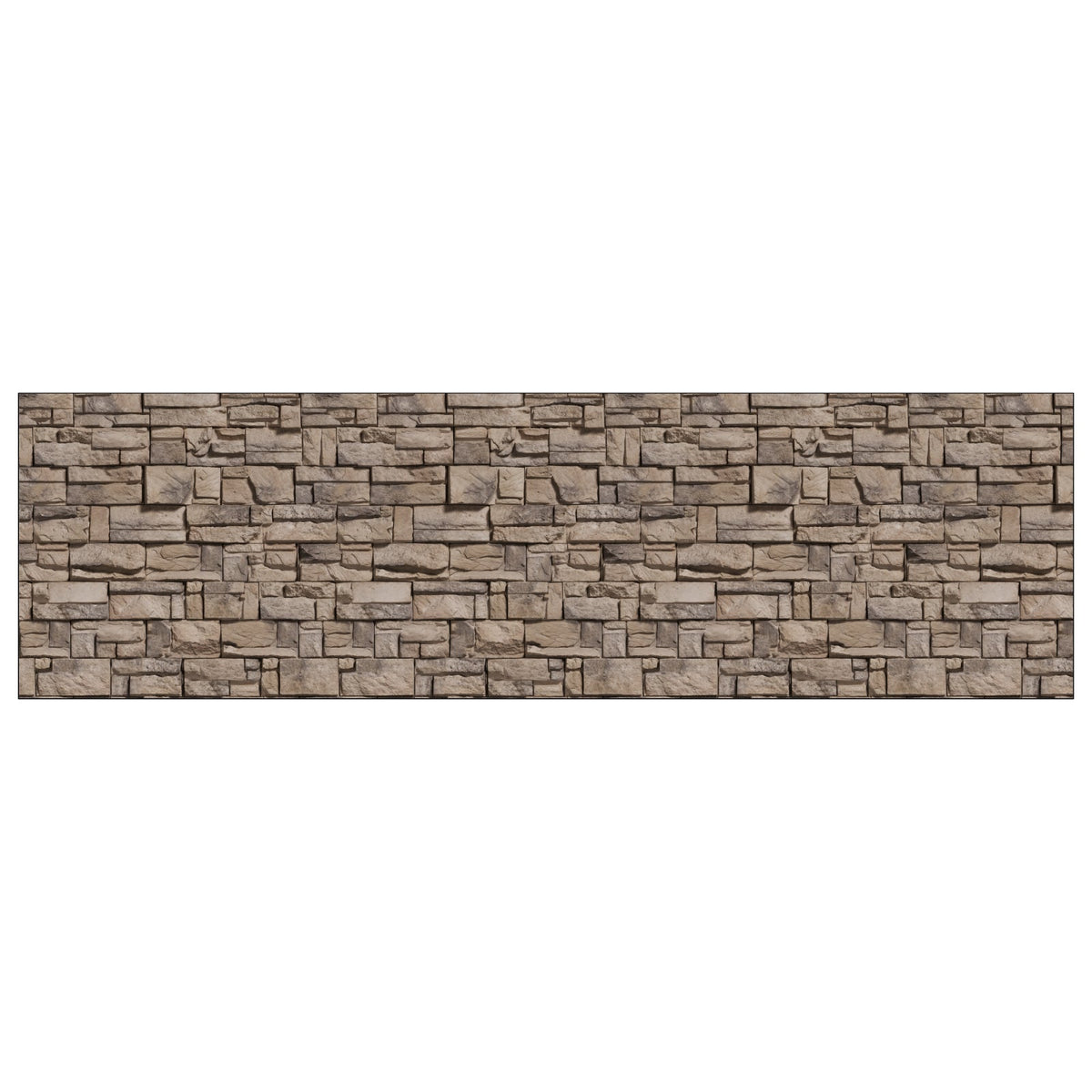 Badrückwand Steinoptik