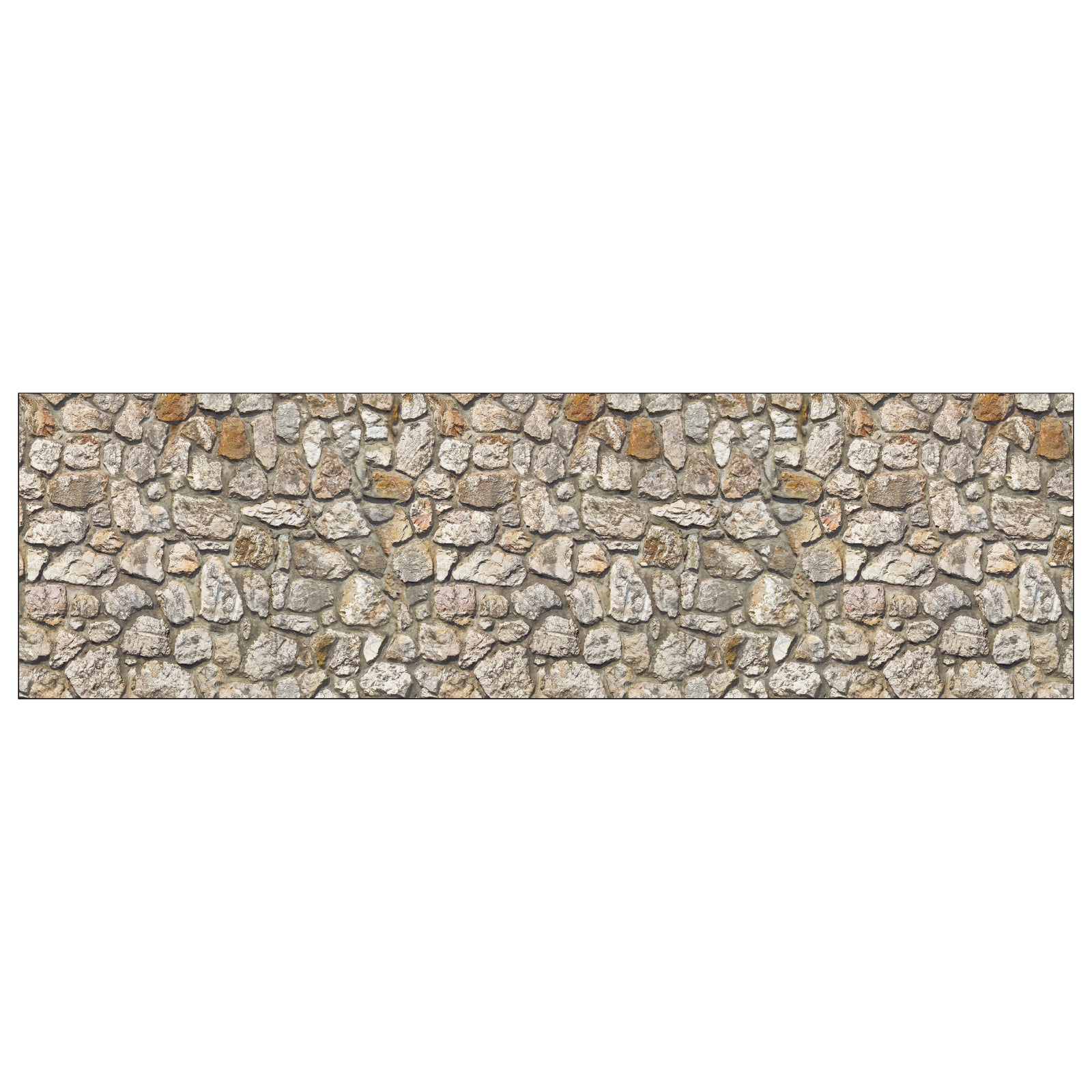 Badrückwand Steinoptik