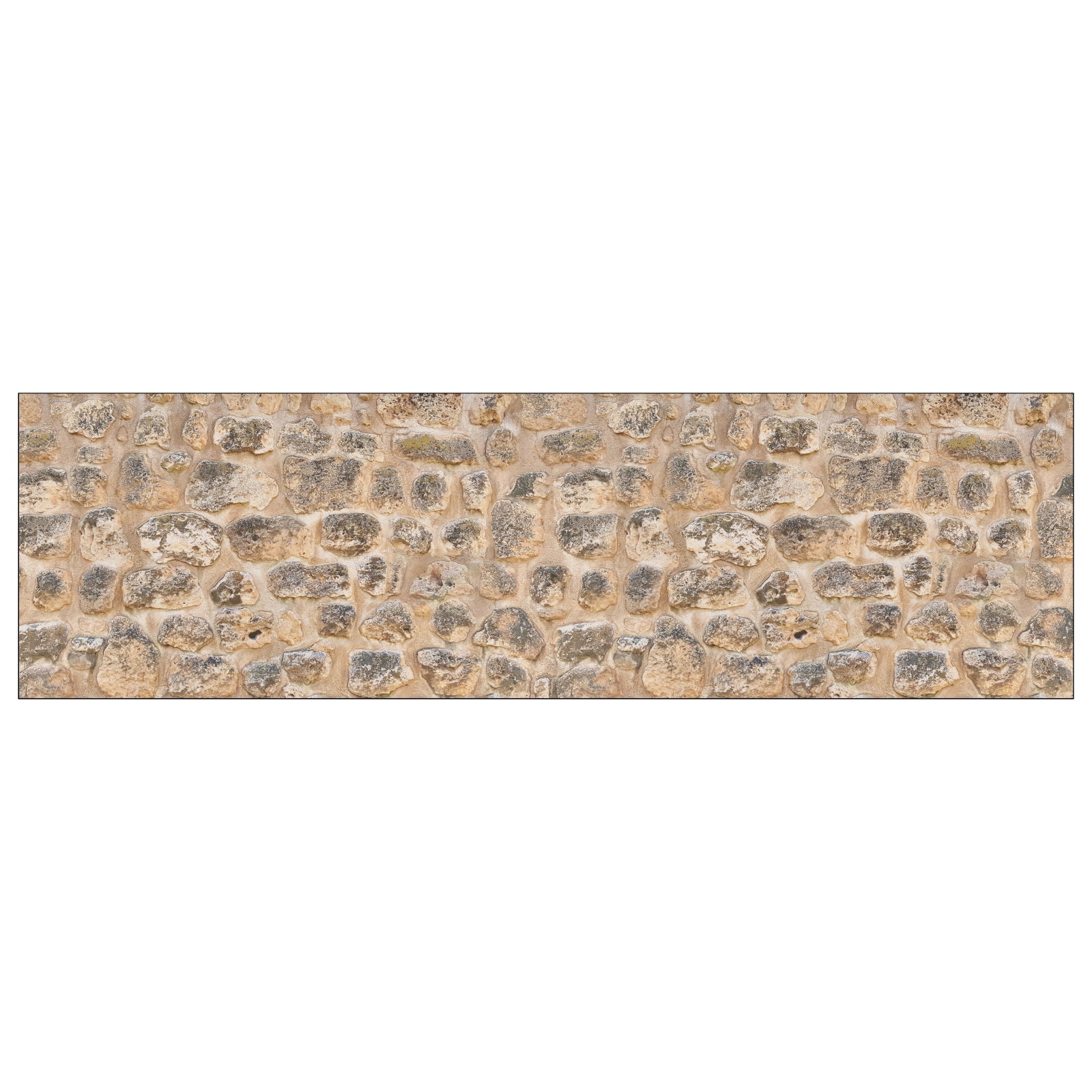 Badrückwand Steinoptik