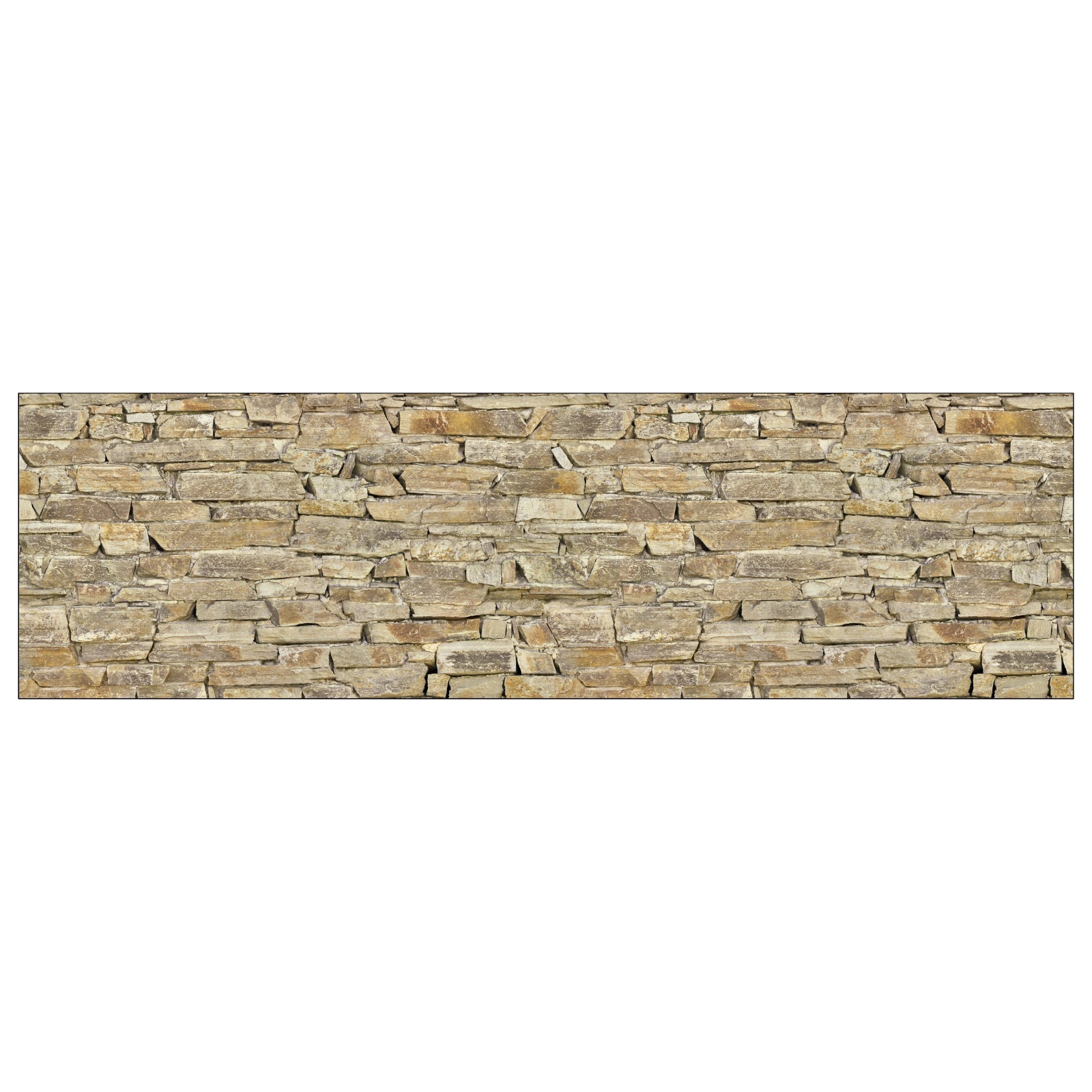 Badrückwand Steinoptik