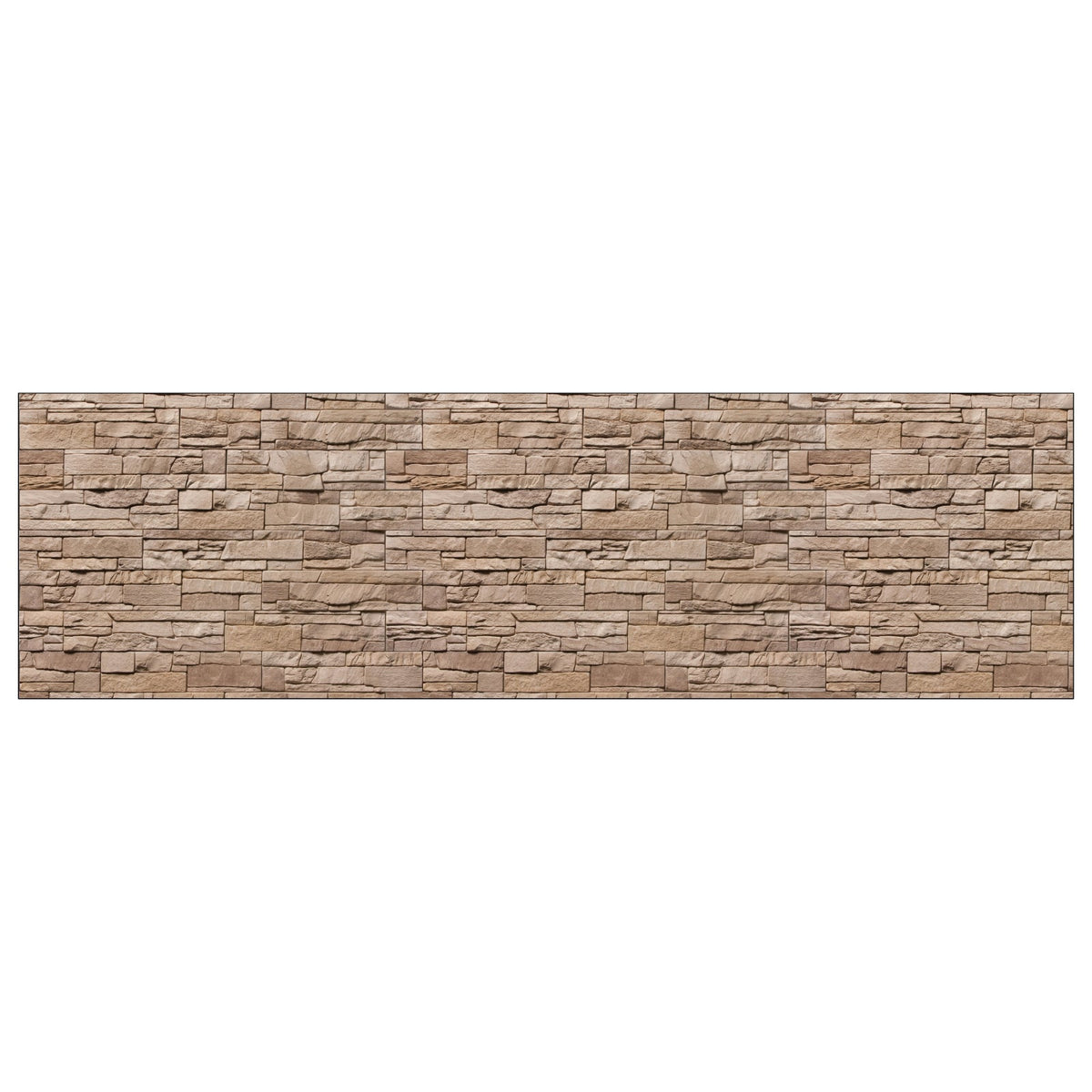 Badrückwand Steinoptik