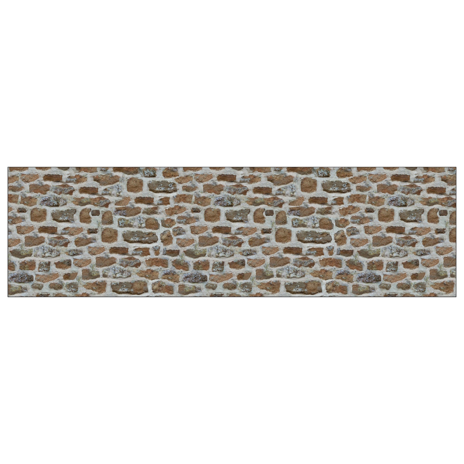 Badrückwand Steinoptik