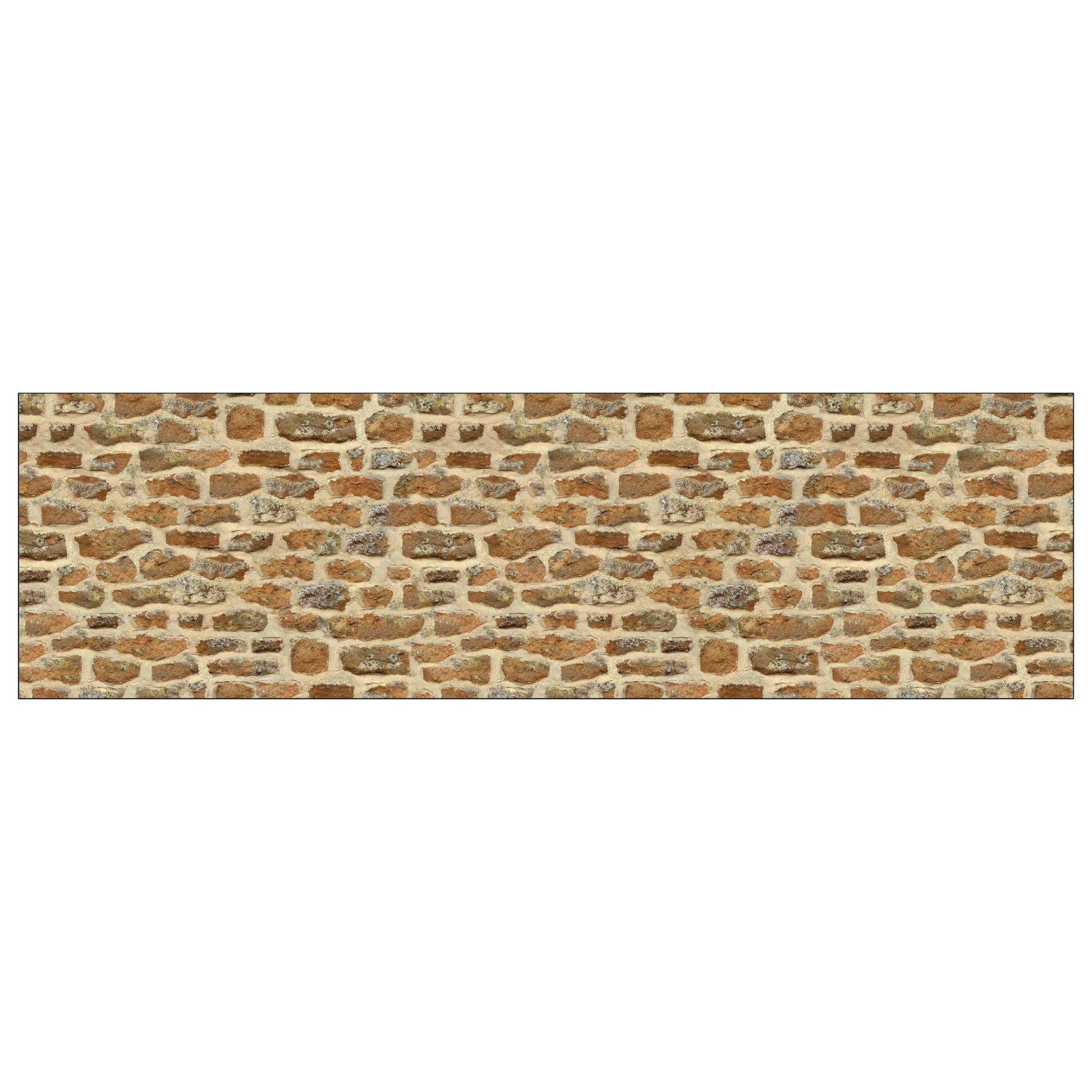 Badrückwand Steinoptik