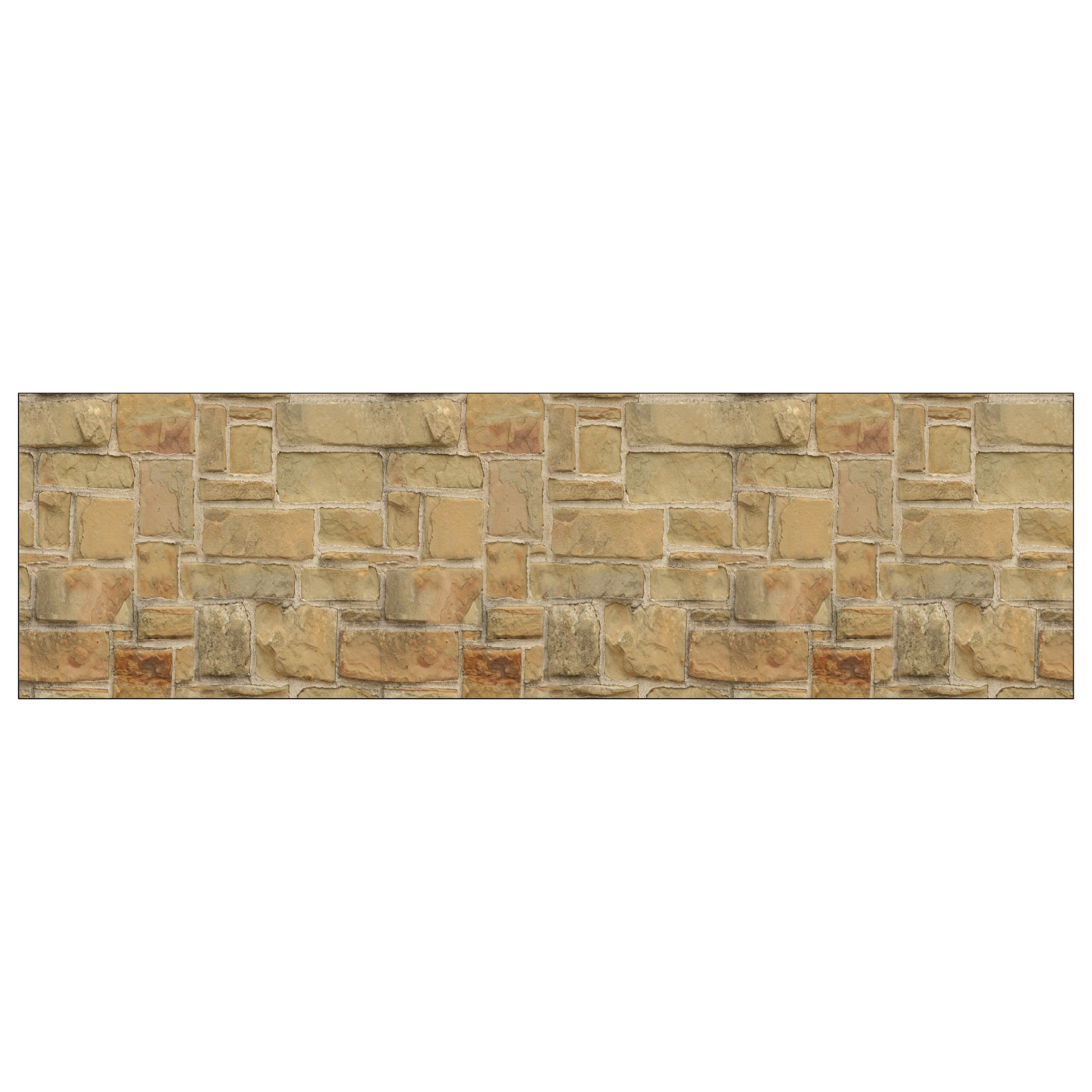 Badrückwand Steinoptik