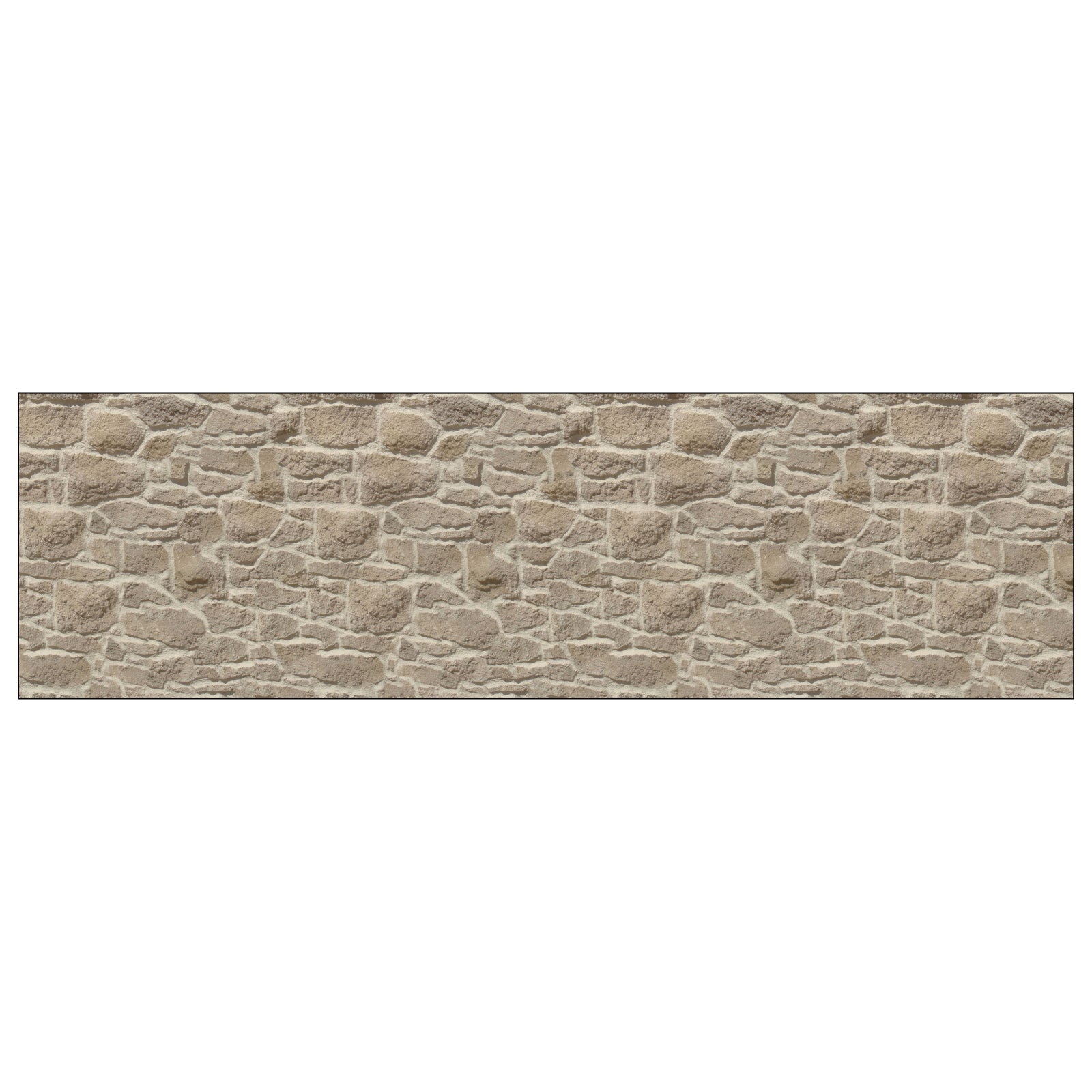 Badrückwand Steinoptik