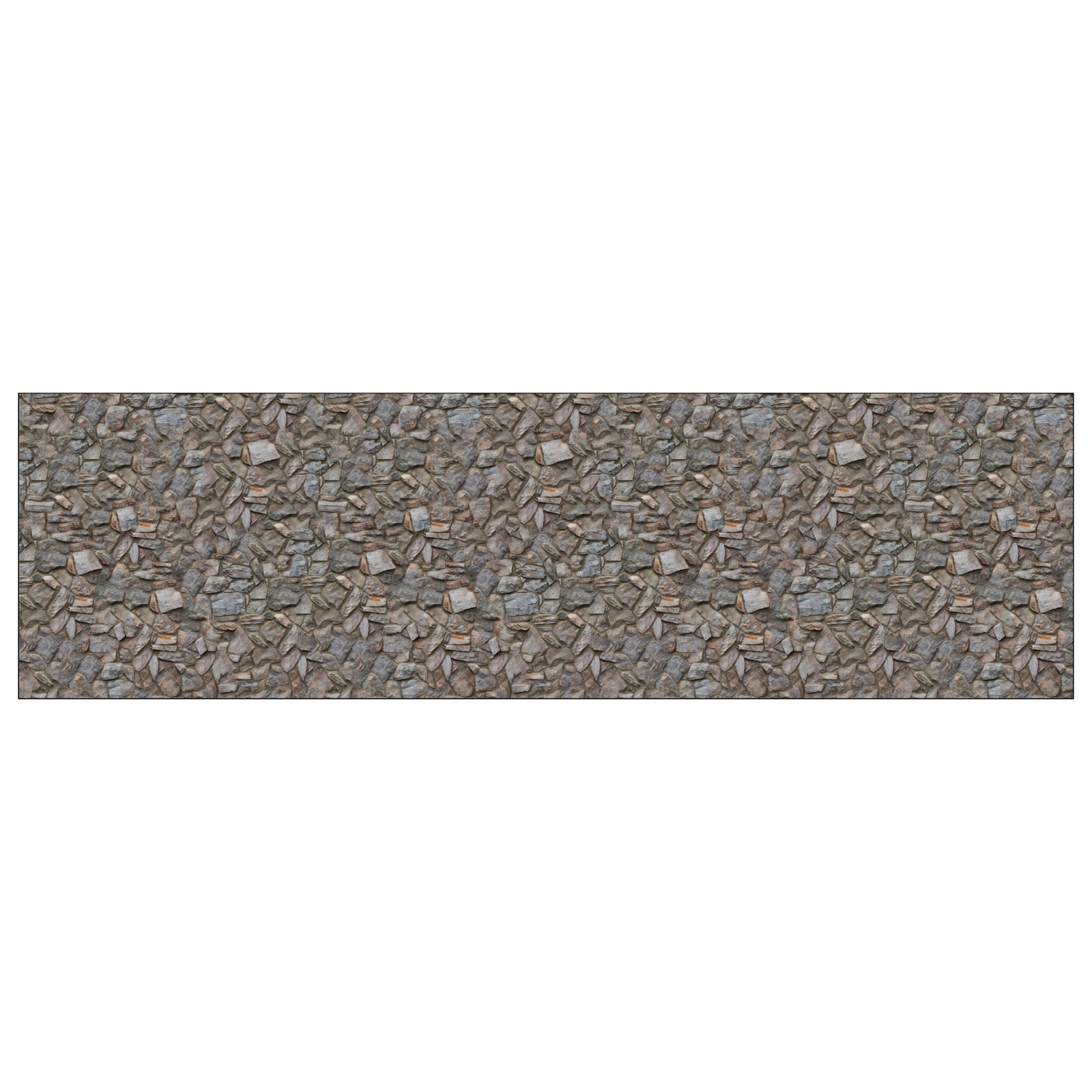 Badrückwand Steinoptik