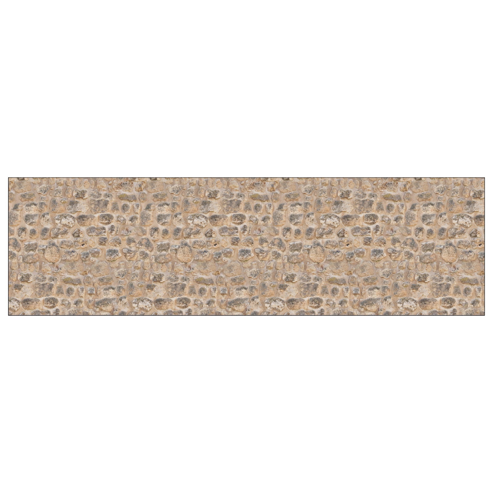 Badrückwand Steinoptik