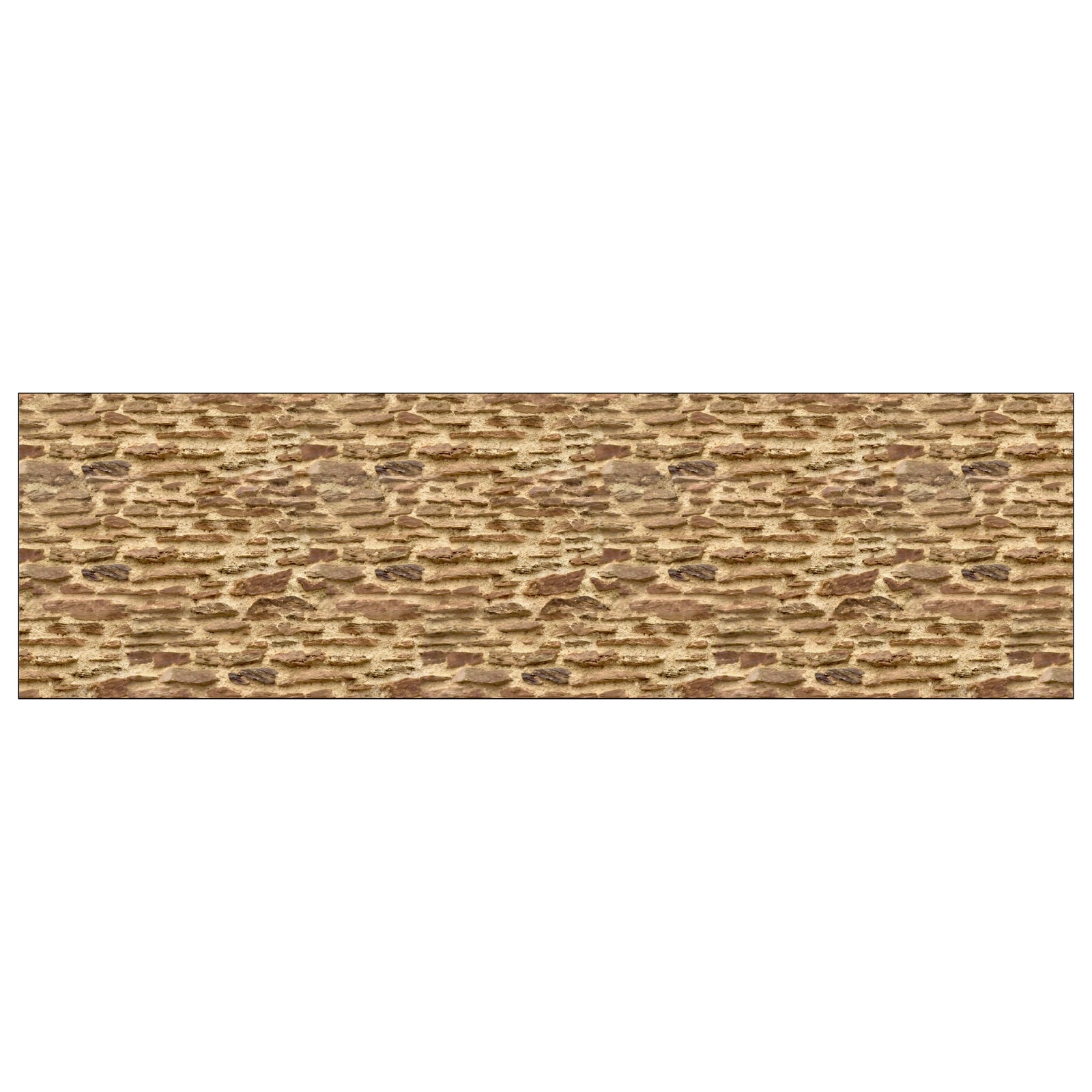 Badrückwand Steinoptik