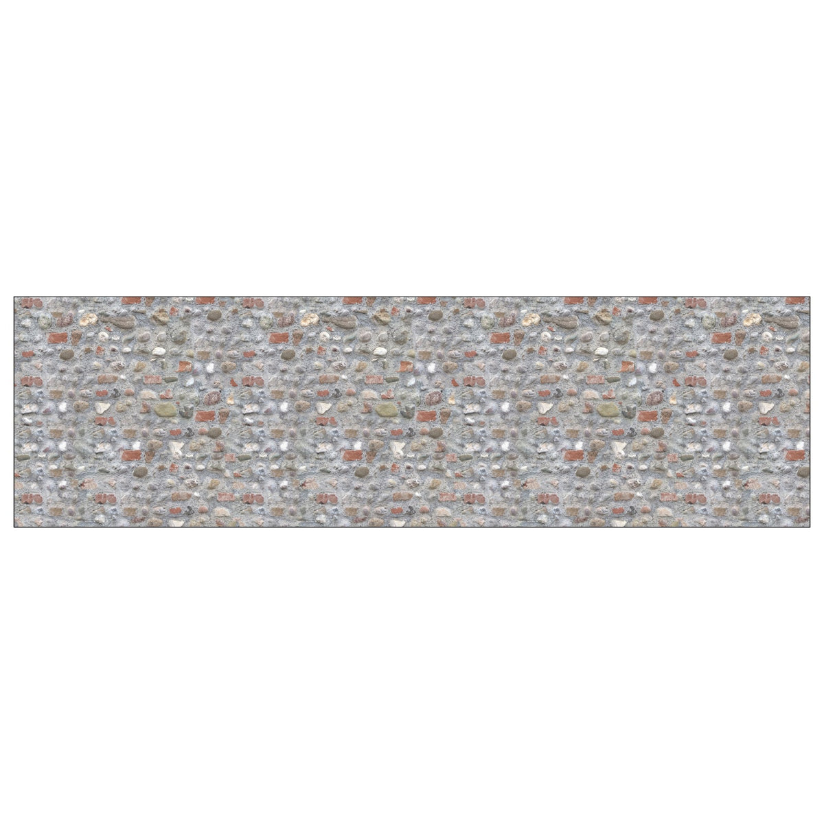 Badrückwand Steinoptik