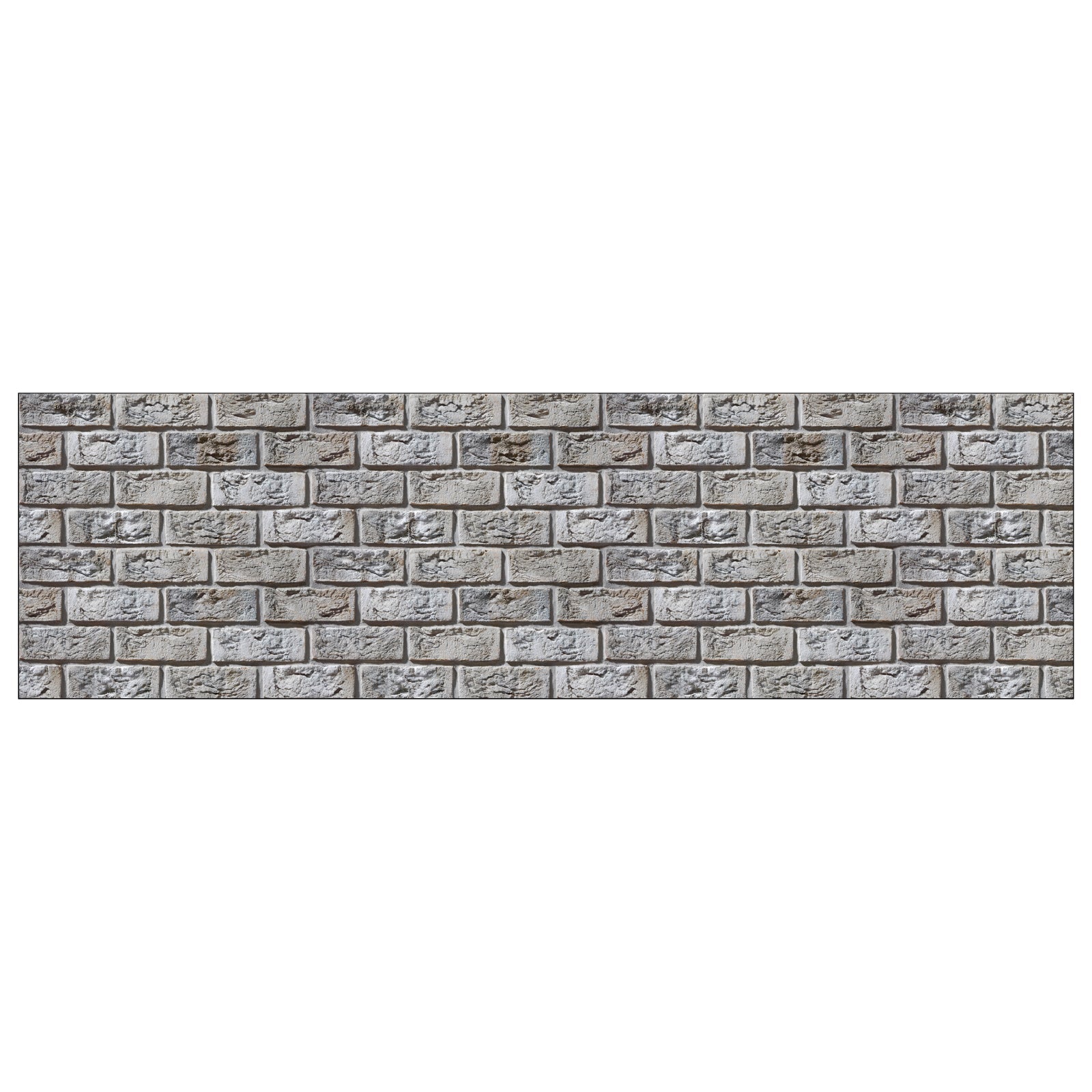Badrückwand Steinoptik