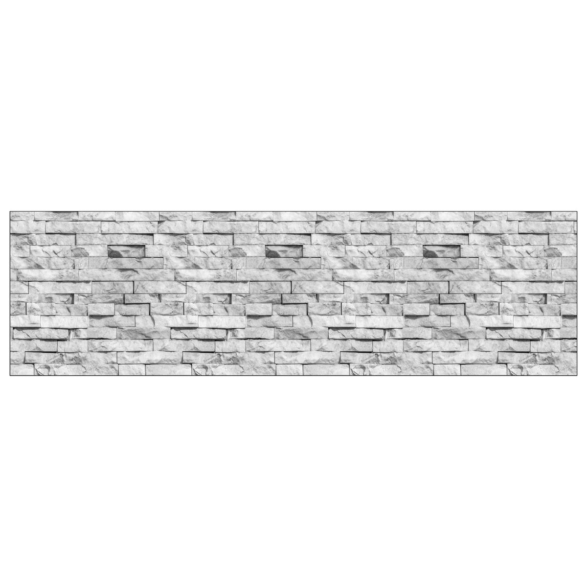Badrückwand Steinoptik