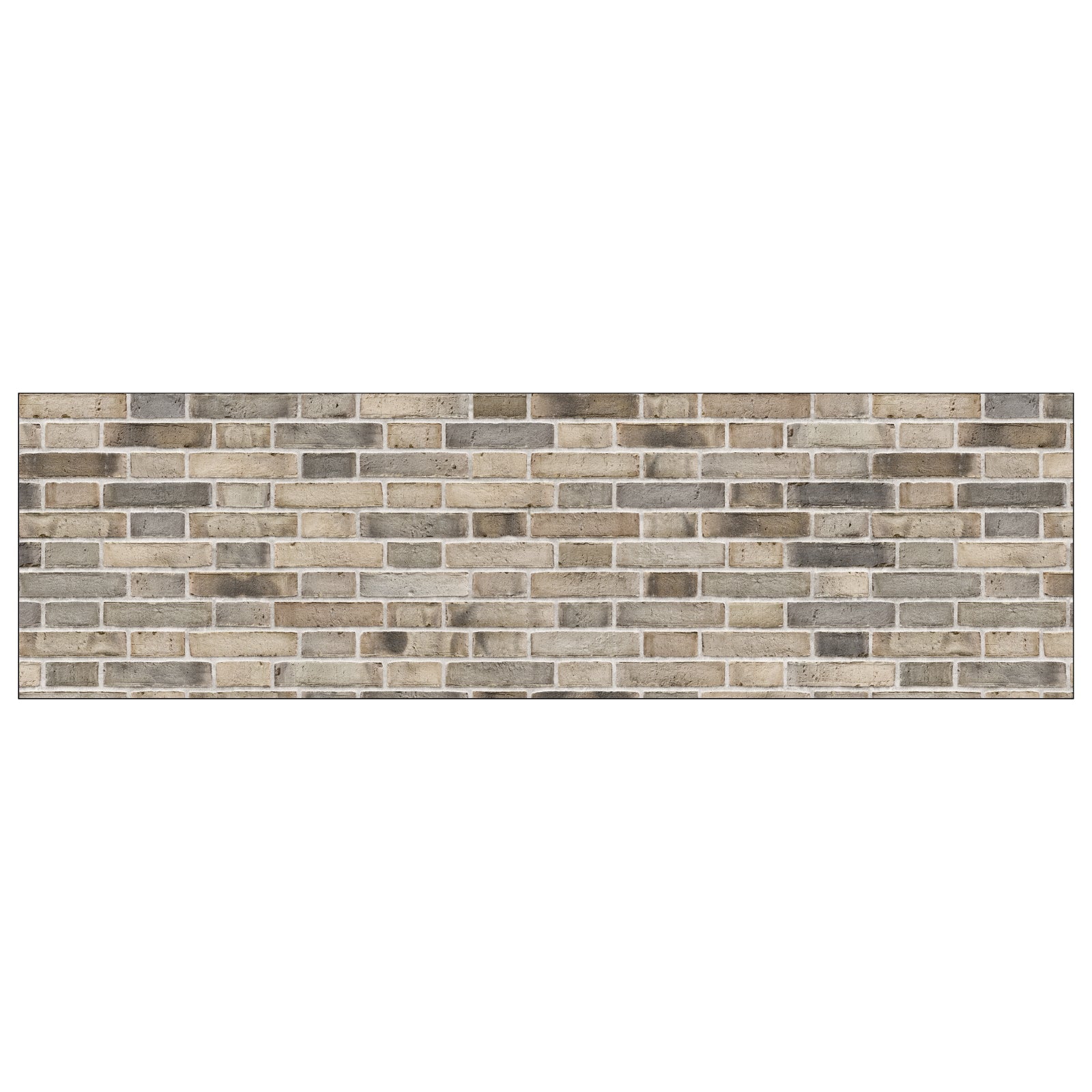 Badrückwand Steinoptik