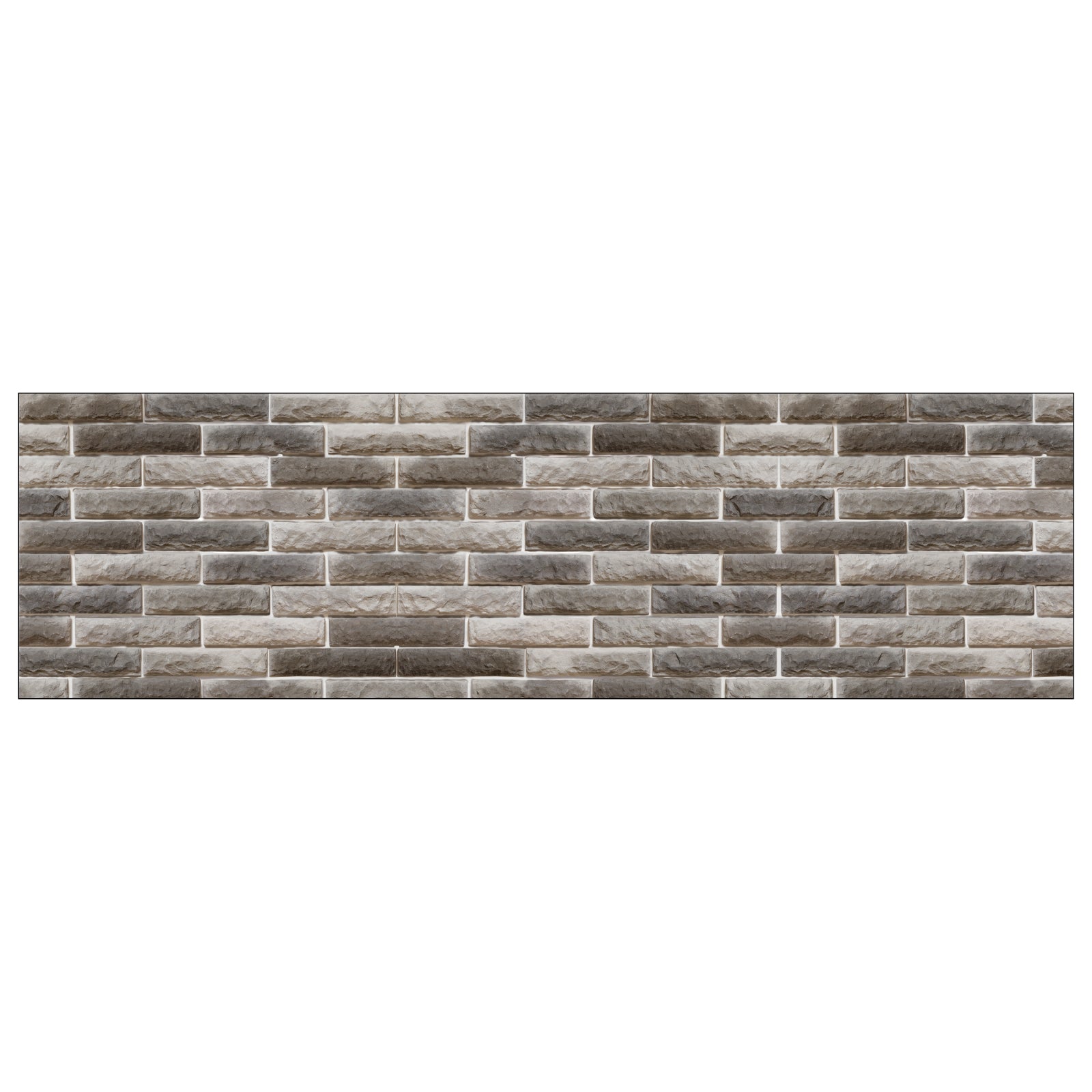 Badrückwand Steinoptik