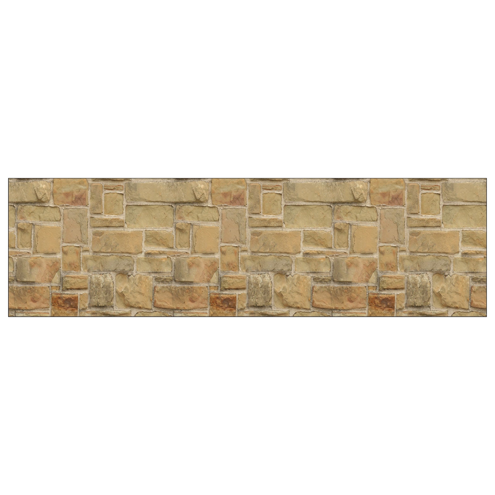 Badrückwand Steinoptik