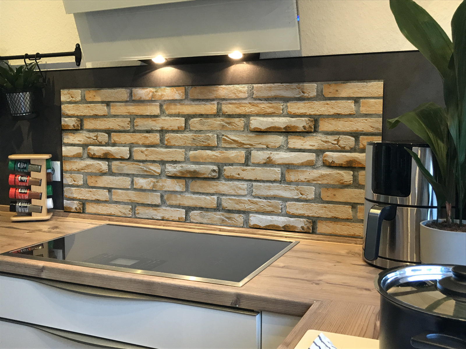 Spritzschutz Küche Steinoptik