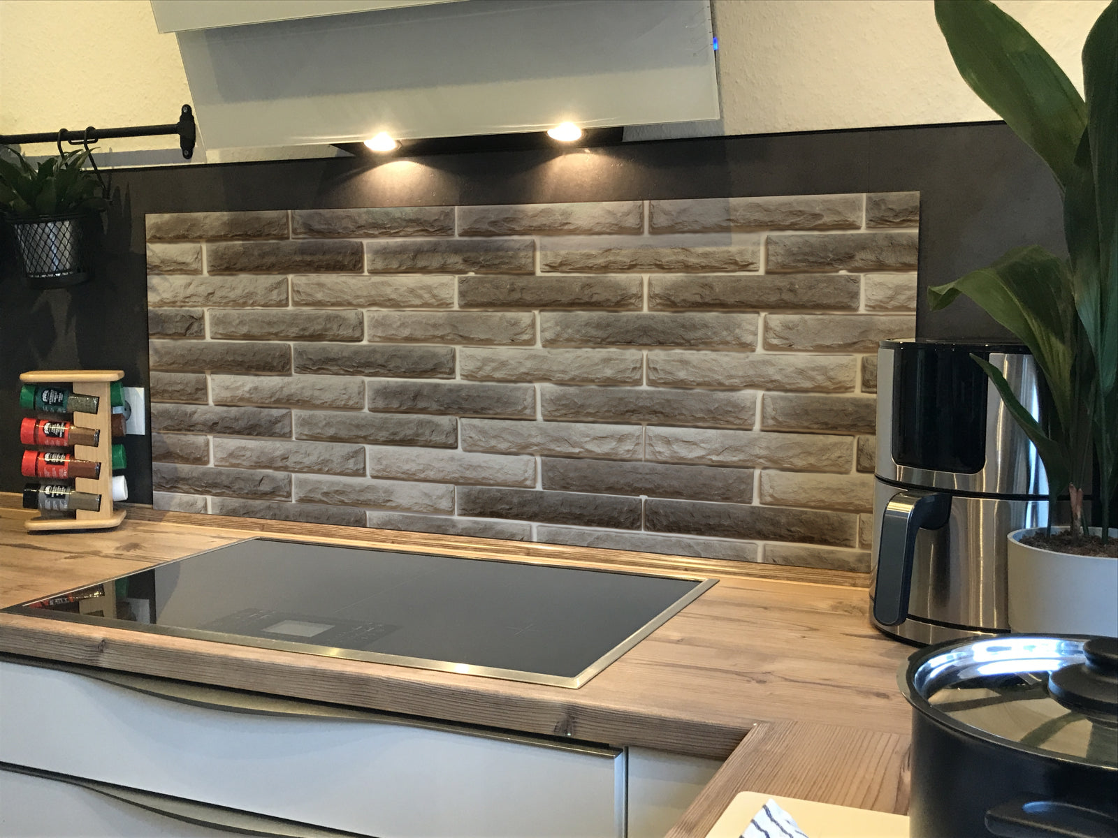 Spritzschutz Küche Steinoptik